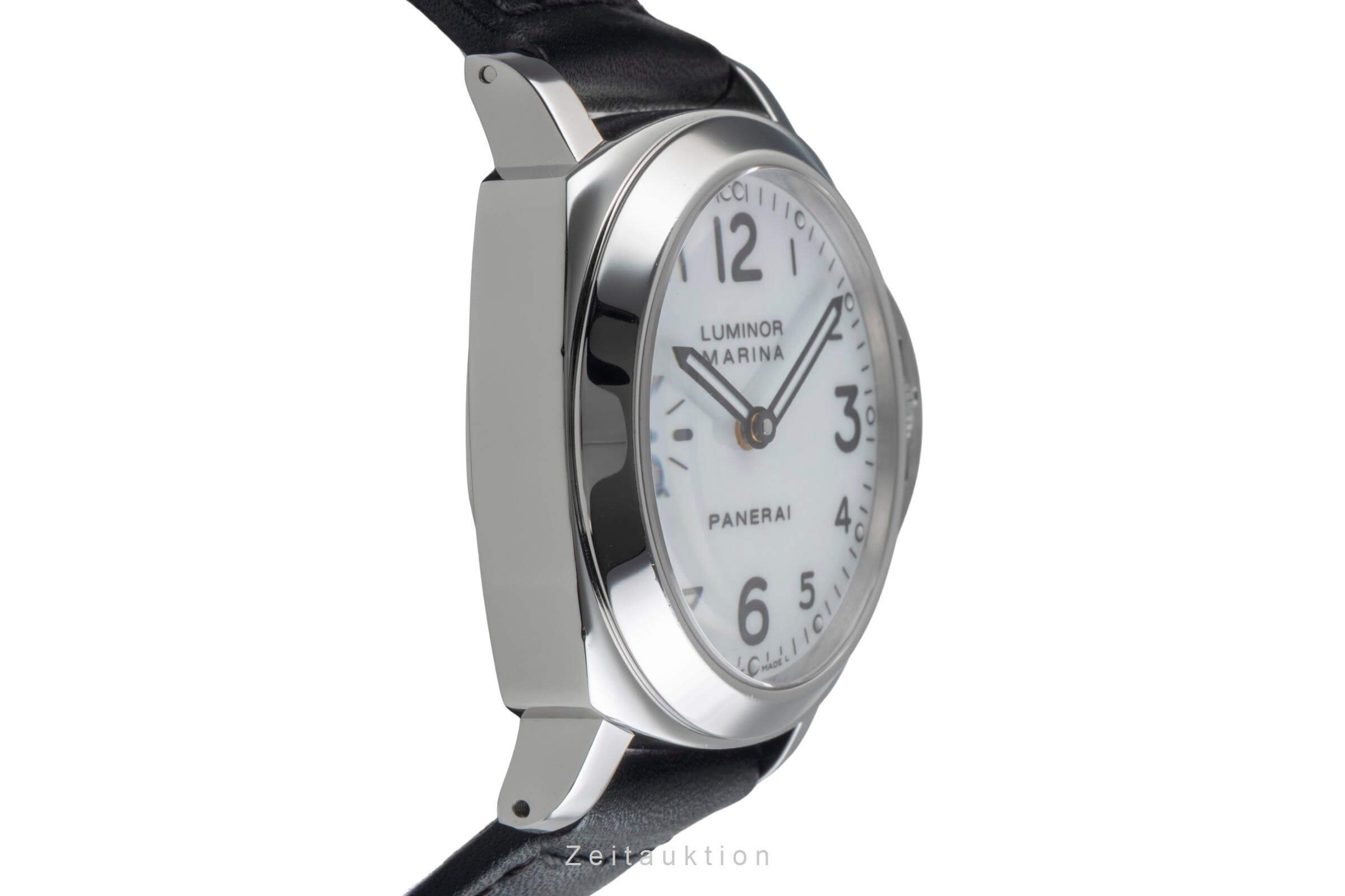 Panerai Luminor Marina acero cuerda manual reloj para caballeros PAM00113 LP: 6200EUR  [2500676]