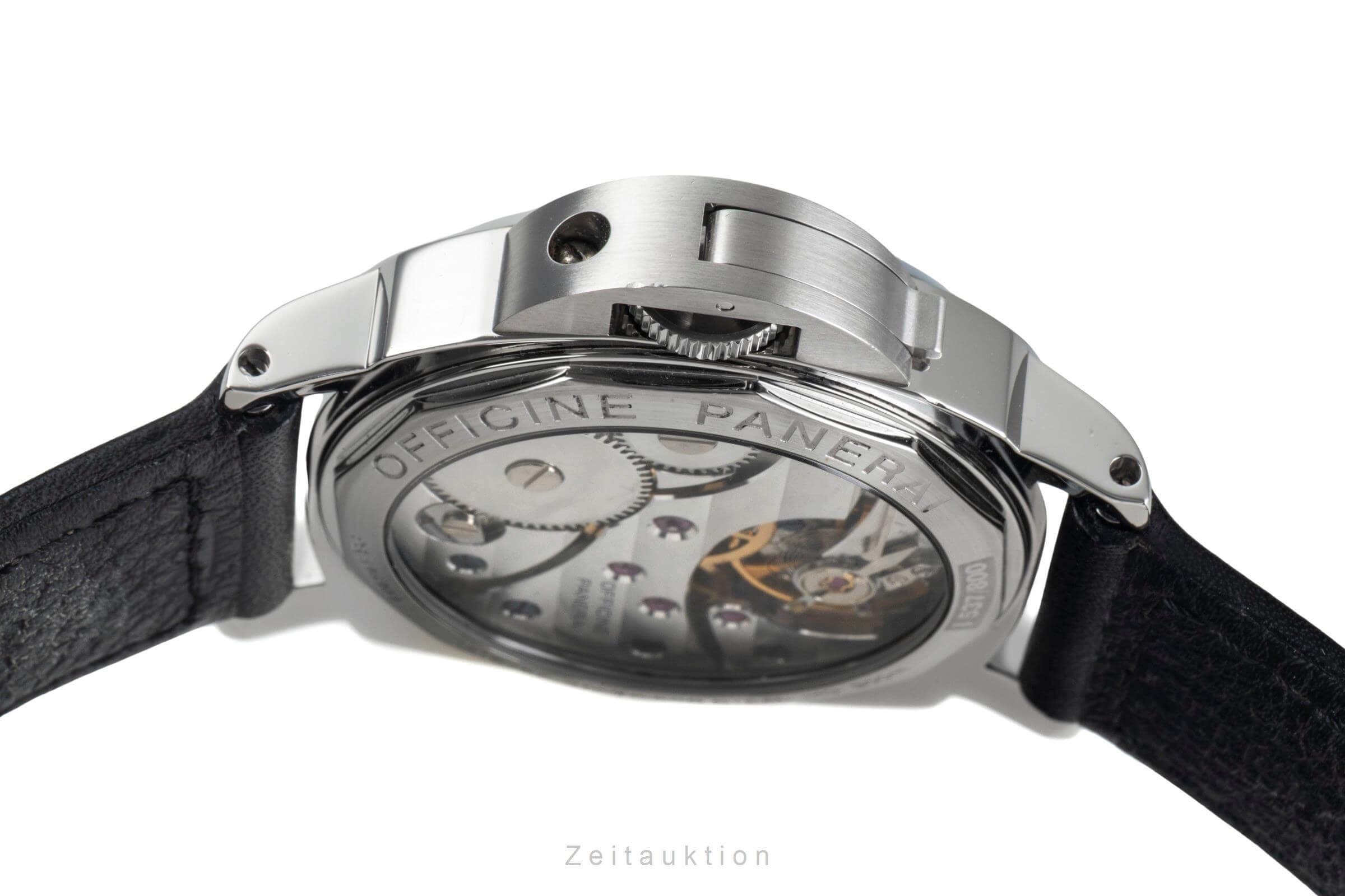 Panerai Luminor Marina acero cuerda manual reloj para caballeros PAM00113 LP: 6200EUR  [2500676]