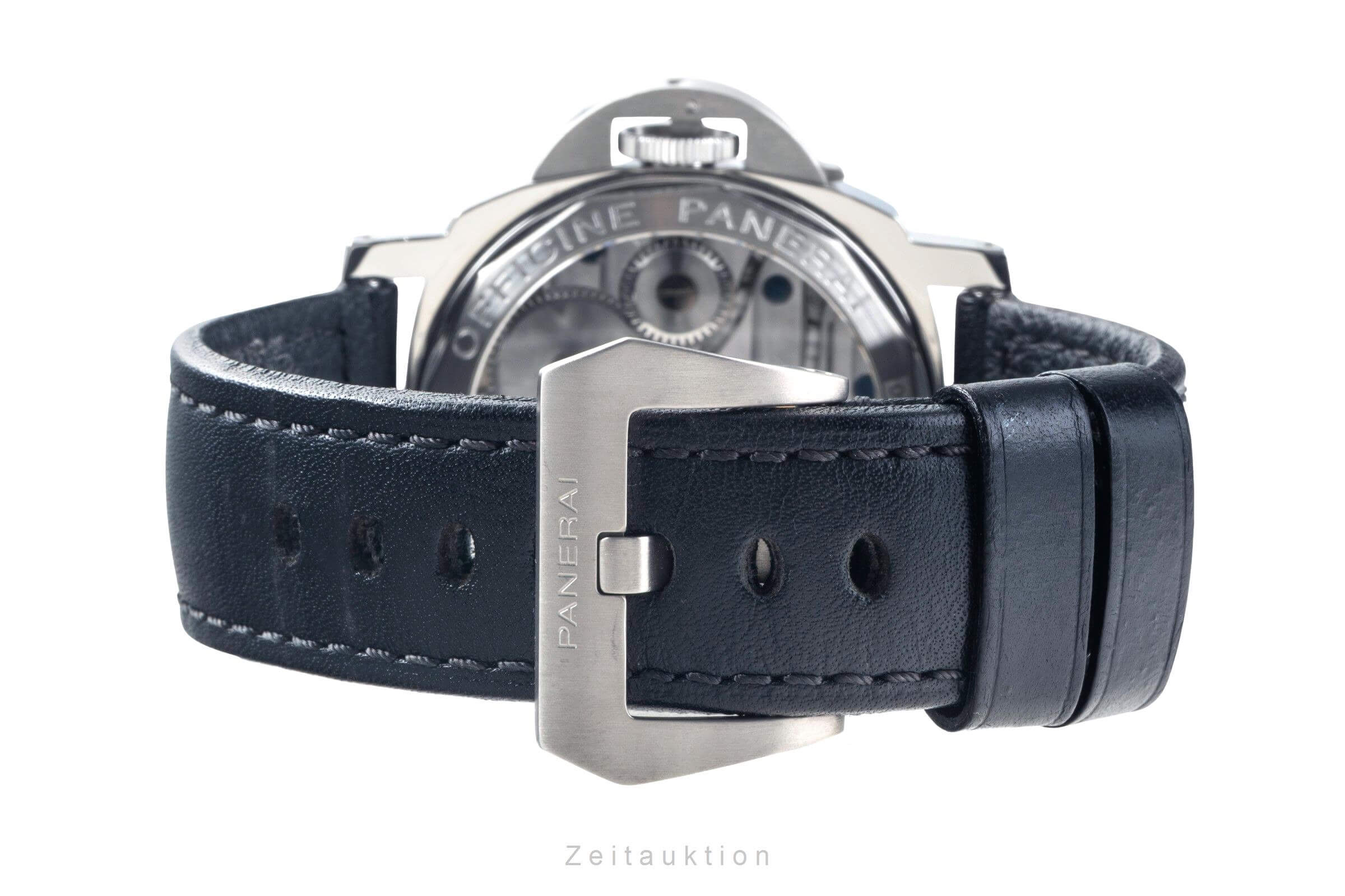 Panerai Luminor Marina acero cuerda manual reloj para caballeros PAM00113 LP: 6200EUR  [2500676]