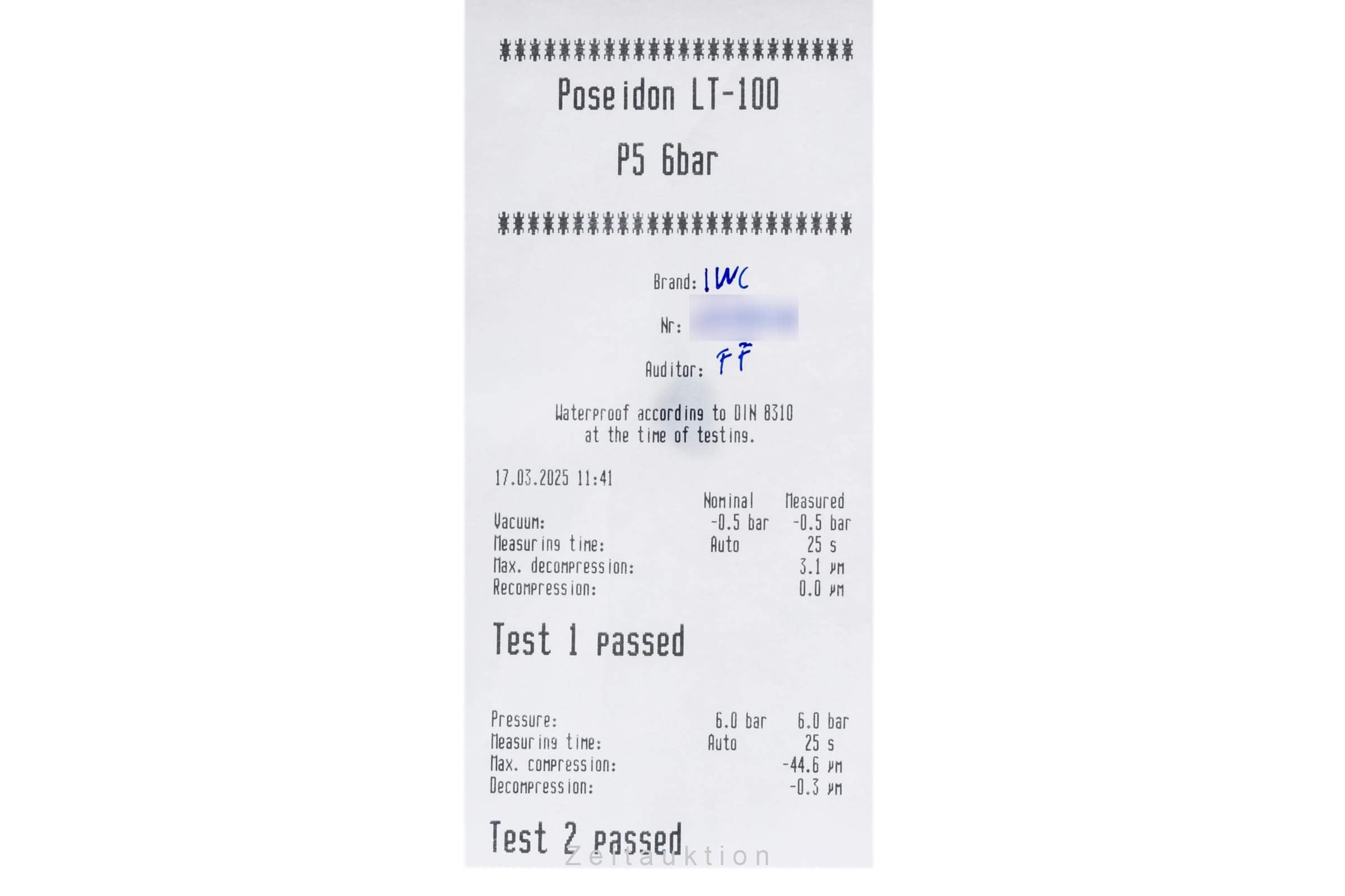 IWC Fliegeruhr acciaio automatismo orologio da uomo IW325106  [2500679]