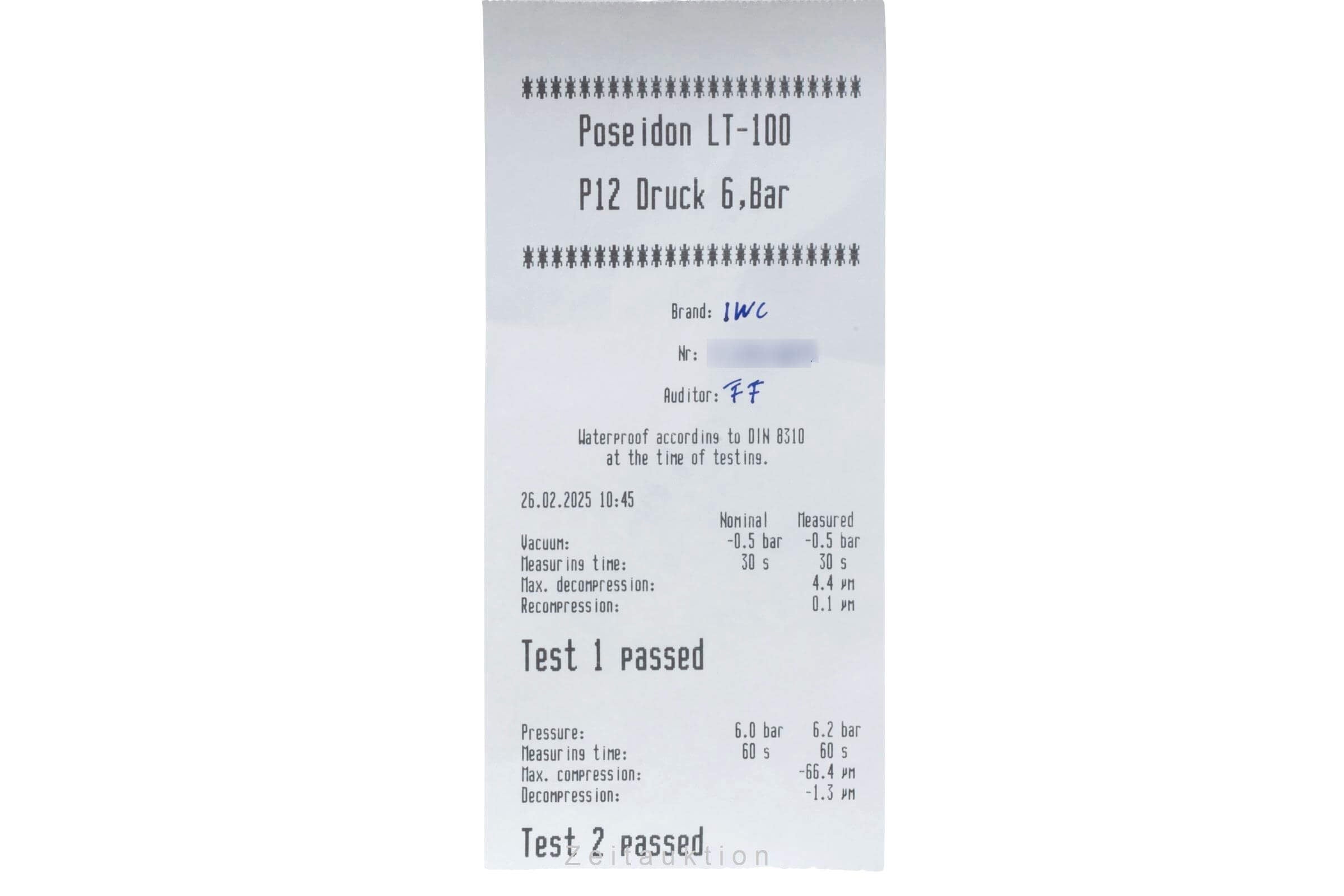 IWC Mark XVII steel automatic men's watch IW326504 LP: 5500EUR  [2500681]