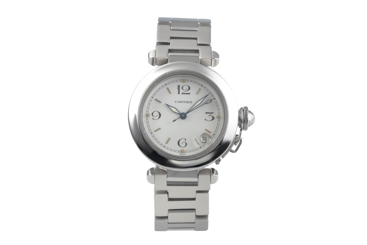 Cartier Pasha steel automatic men's watch W31015M7, 2324 LP: 7200EUR  [2500686]