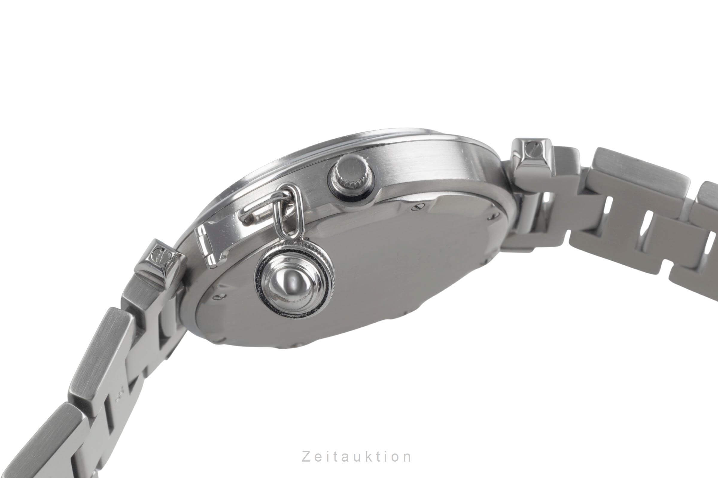 Cartier Pasha acier automatique montre pour hommes W31015M7, 2324 LP: 7200EUR  [2500686]