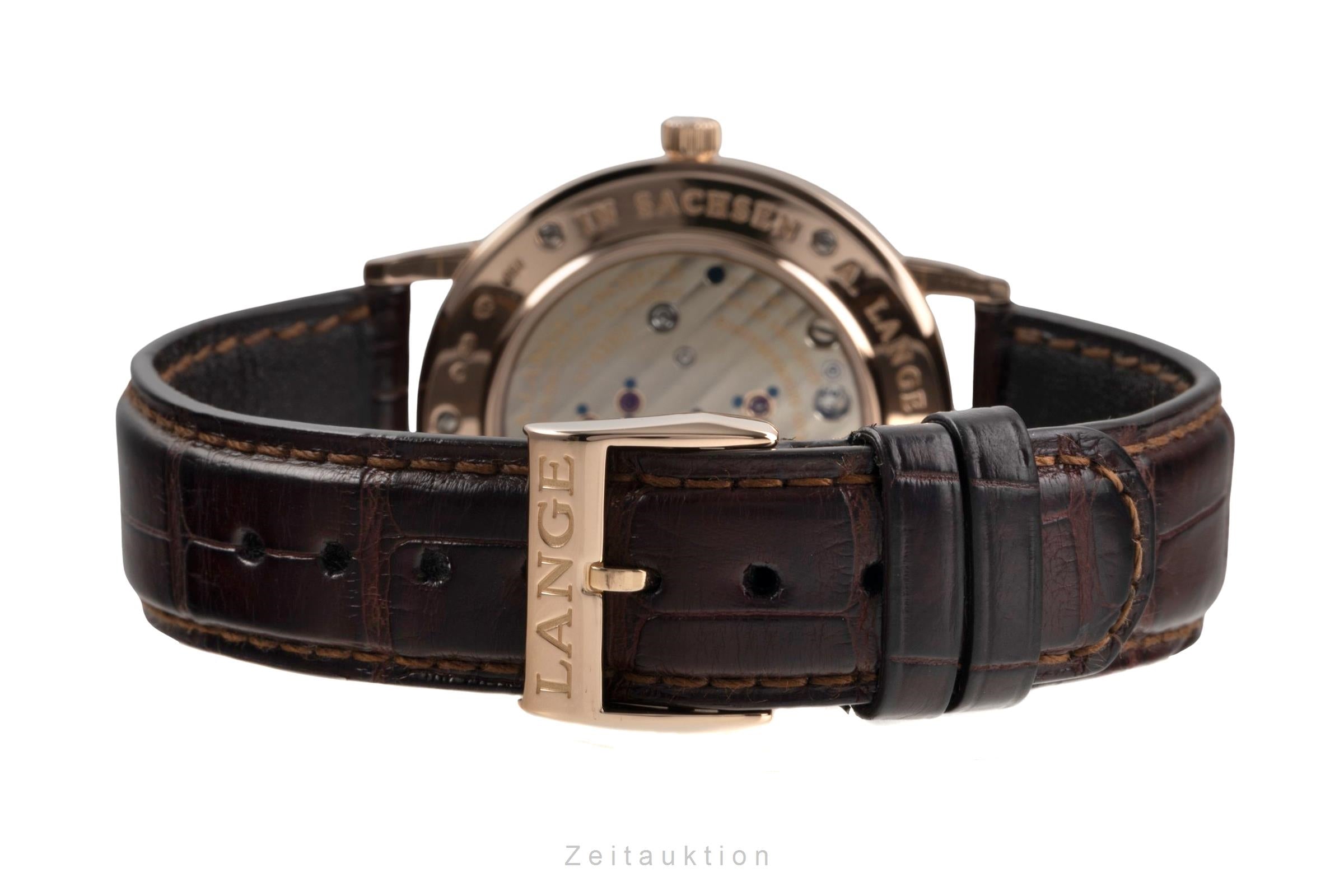 A. Lange & Söhne Saxonia 18 ct red gold manual winding Kal. L941.1