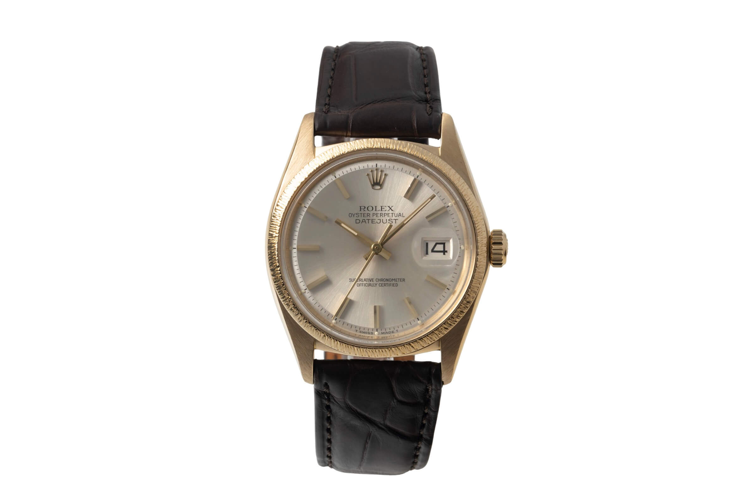 Rolex Datejust oro 18 ct automatismo orologio da uomo 1601  [2500729]