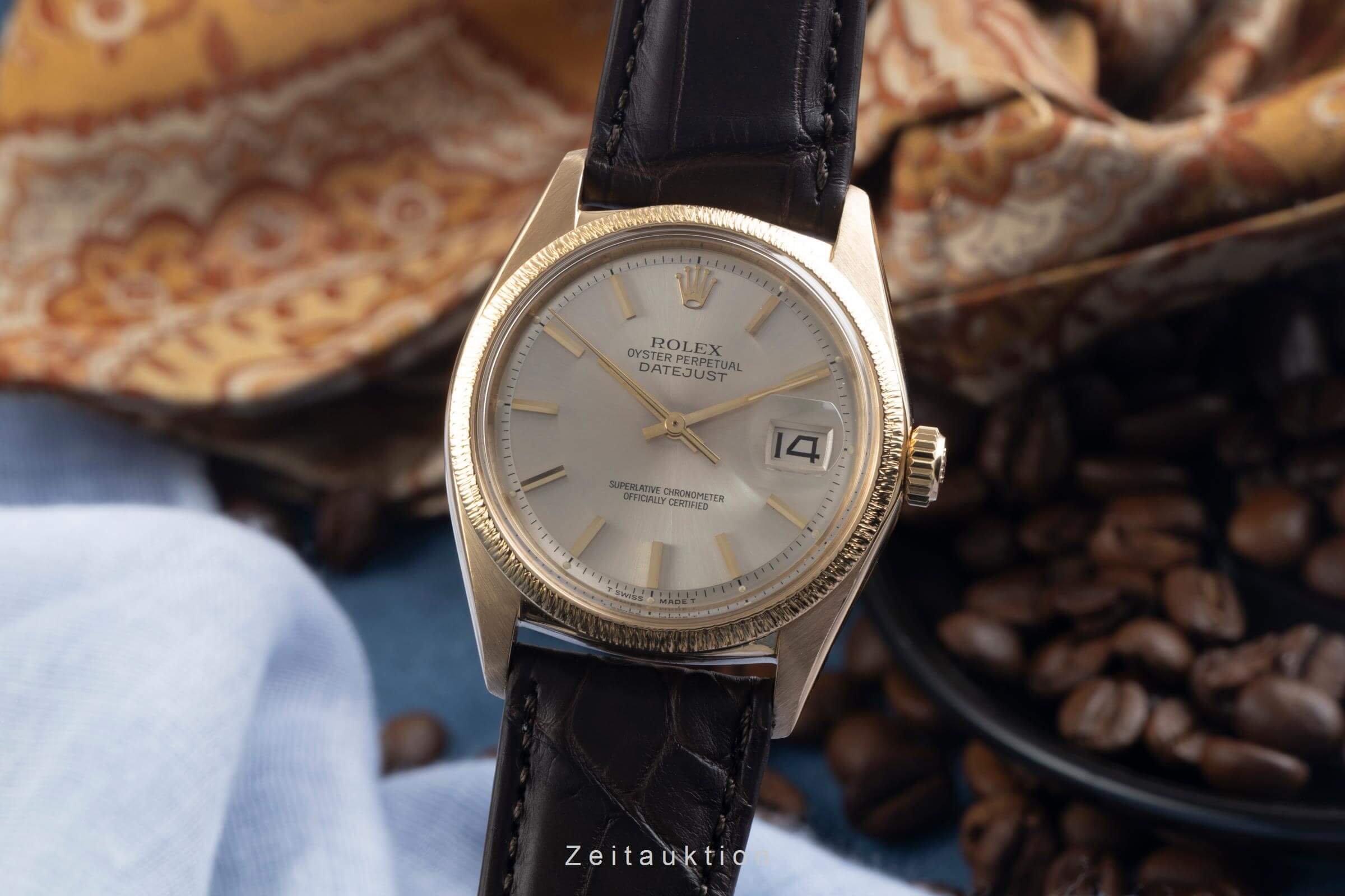 Rolex Datejust oro 18 ct automatismo orologio da uomo 1601  [2500729]