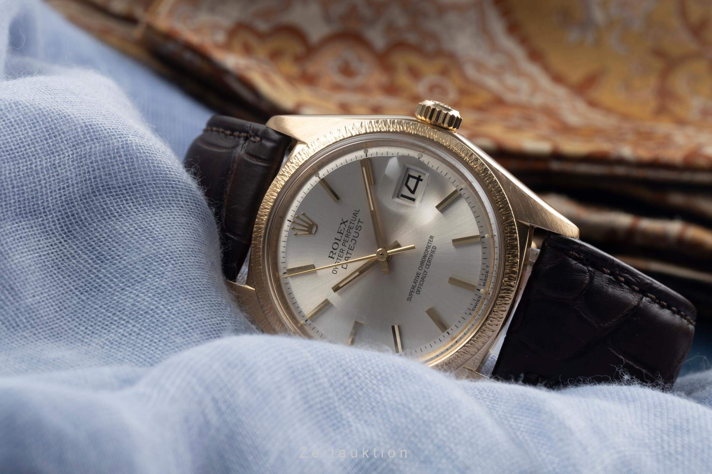 Rolex Datejust oro 18 ct automatismo orologio da uomo 1601  [2500729]