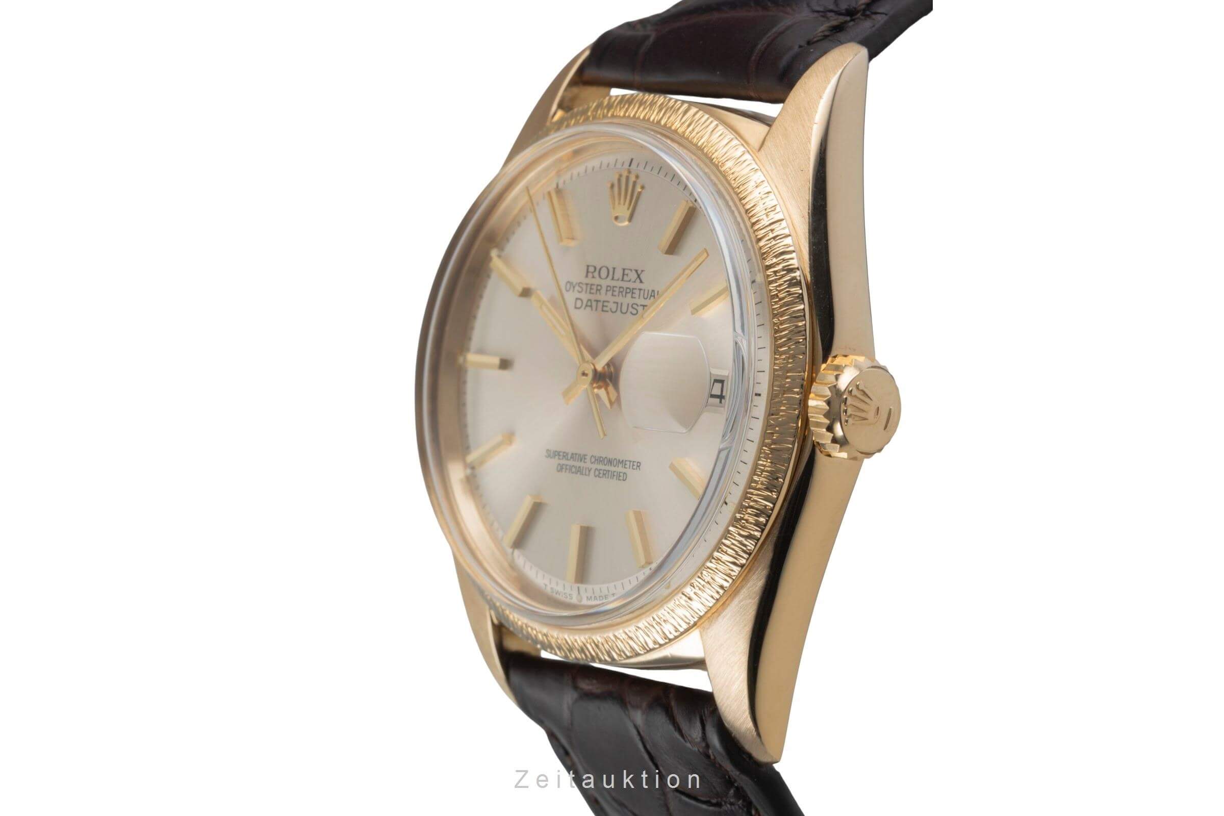 Rolex Datejust oro 18 ct automatismo orologio da uomo 1601  [2500729]