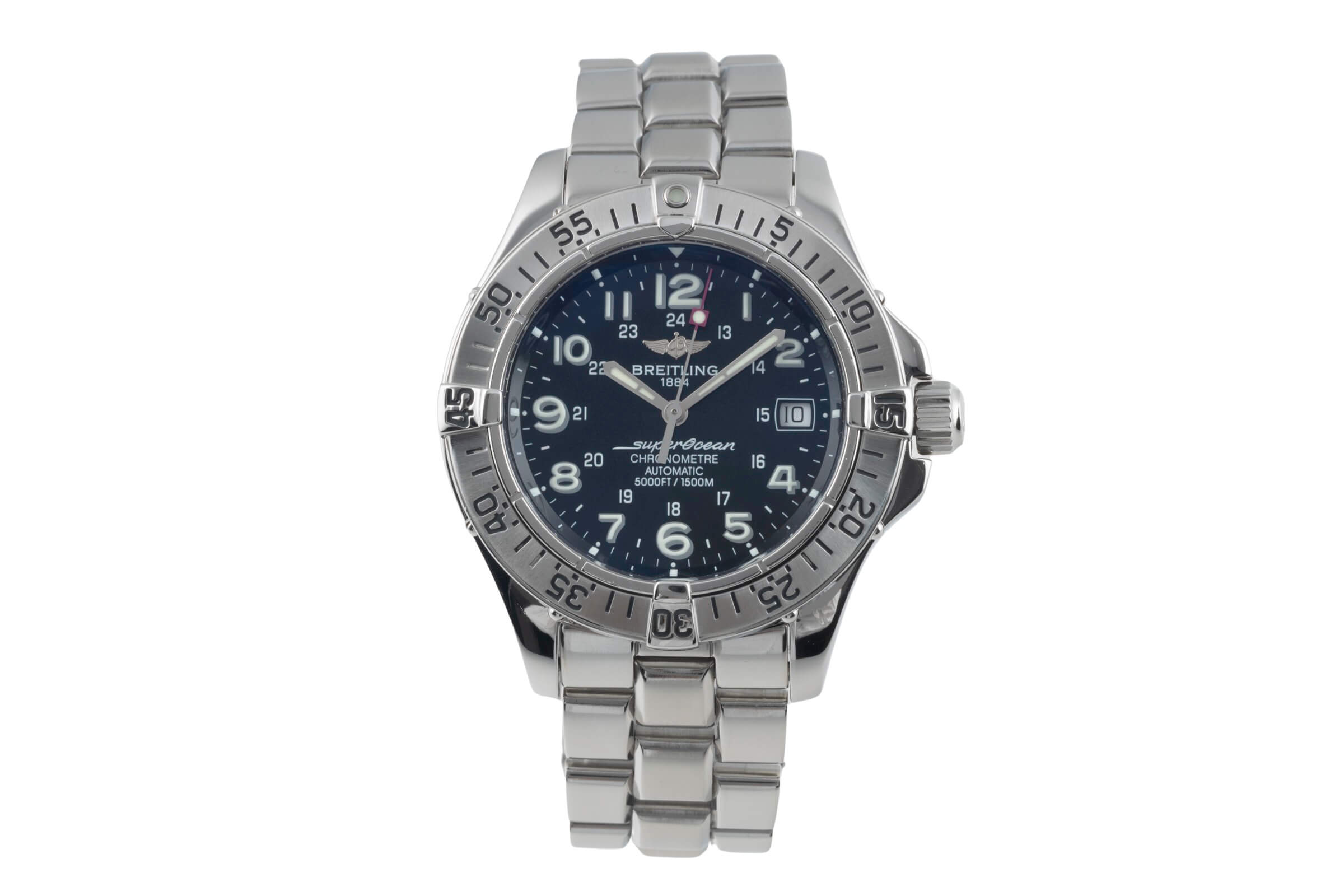 Breitling Superocean steel automatic men's watch A17360 LP: 5300EUR  [2500735]