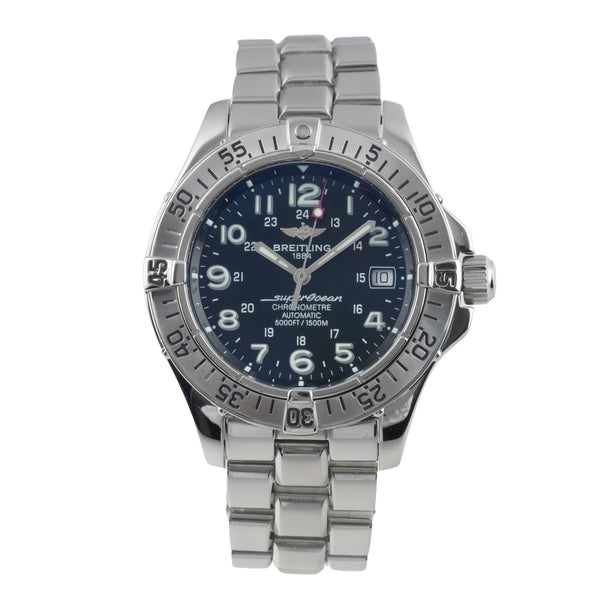 Breitling Superocean steel automatic men's watch A17360 LP: 5300EUR  [2500735]
