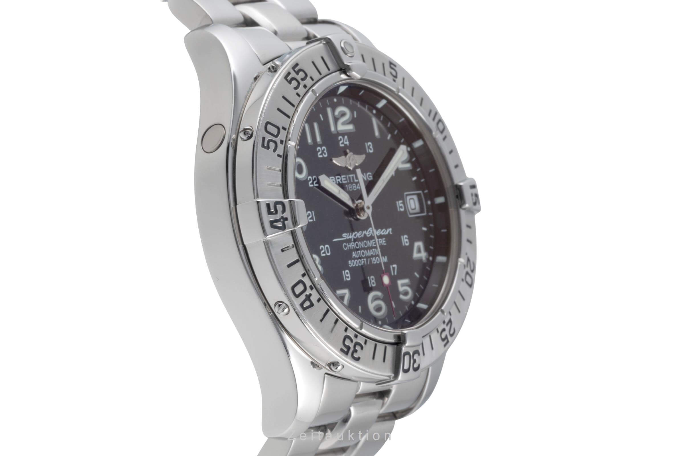 Breitling Superocean steel automatic men's watch A17360 LP: 5300EUR  [2500735]