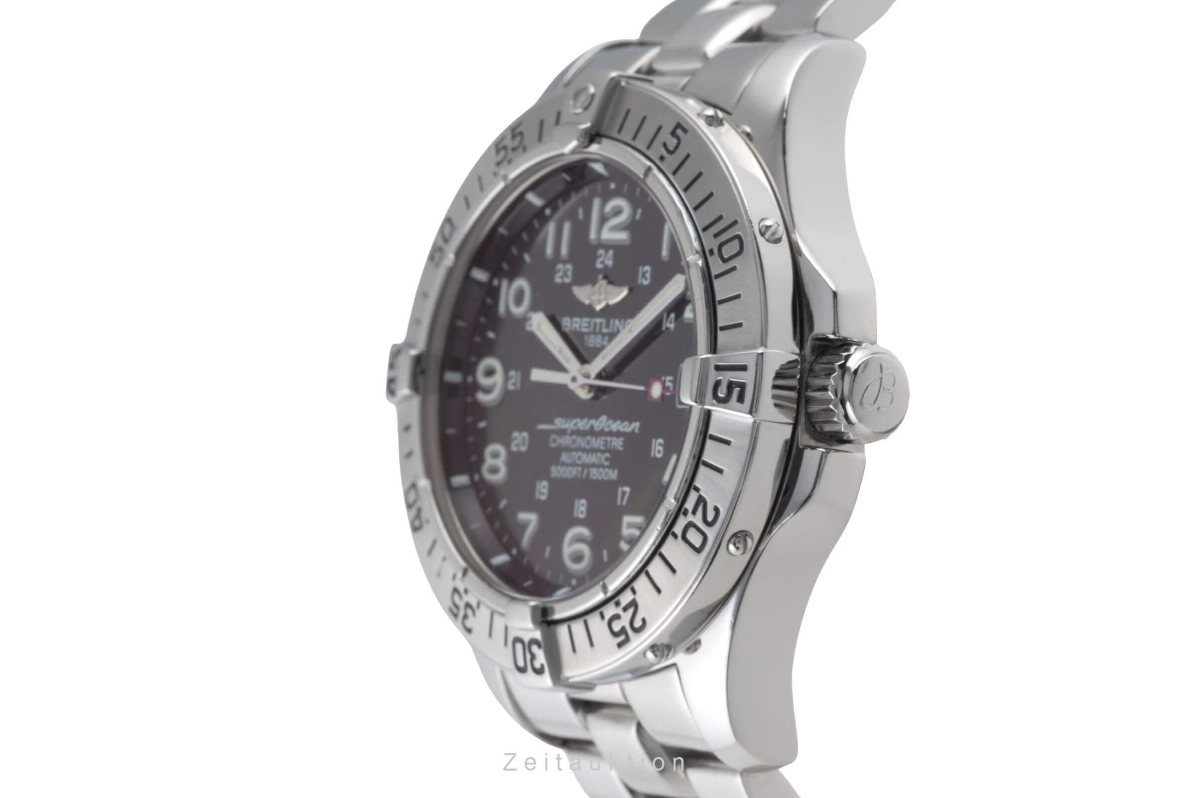 Breitling Superocean steel automatic men's watch A17360 LP: 5300EUR  [2500735]