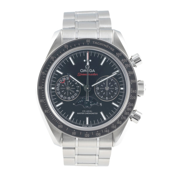 Omega Speedmaster Moonwatch chronograph steel automatic 9904