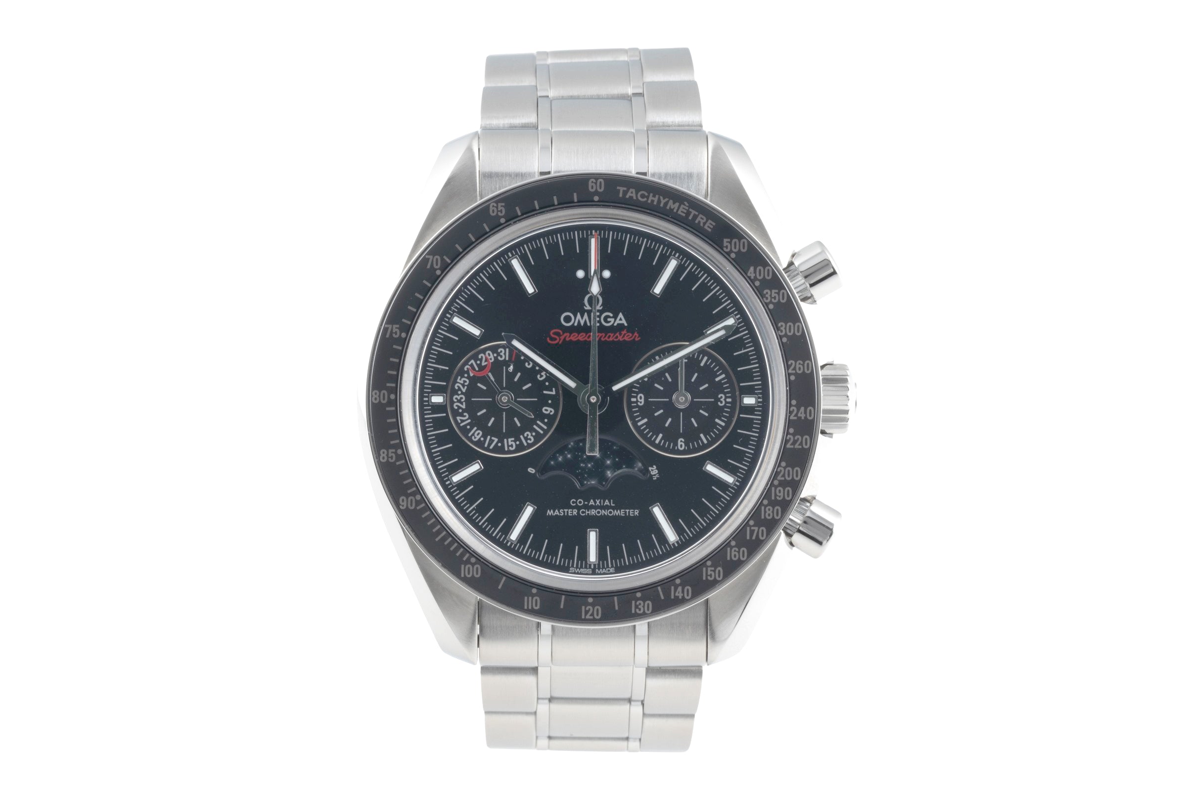 Omega Speedmaster Moonwatch chronograph steel automatic men's watch 304.30.44.52.01.001 LP: 12600EUR  [2500745]