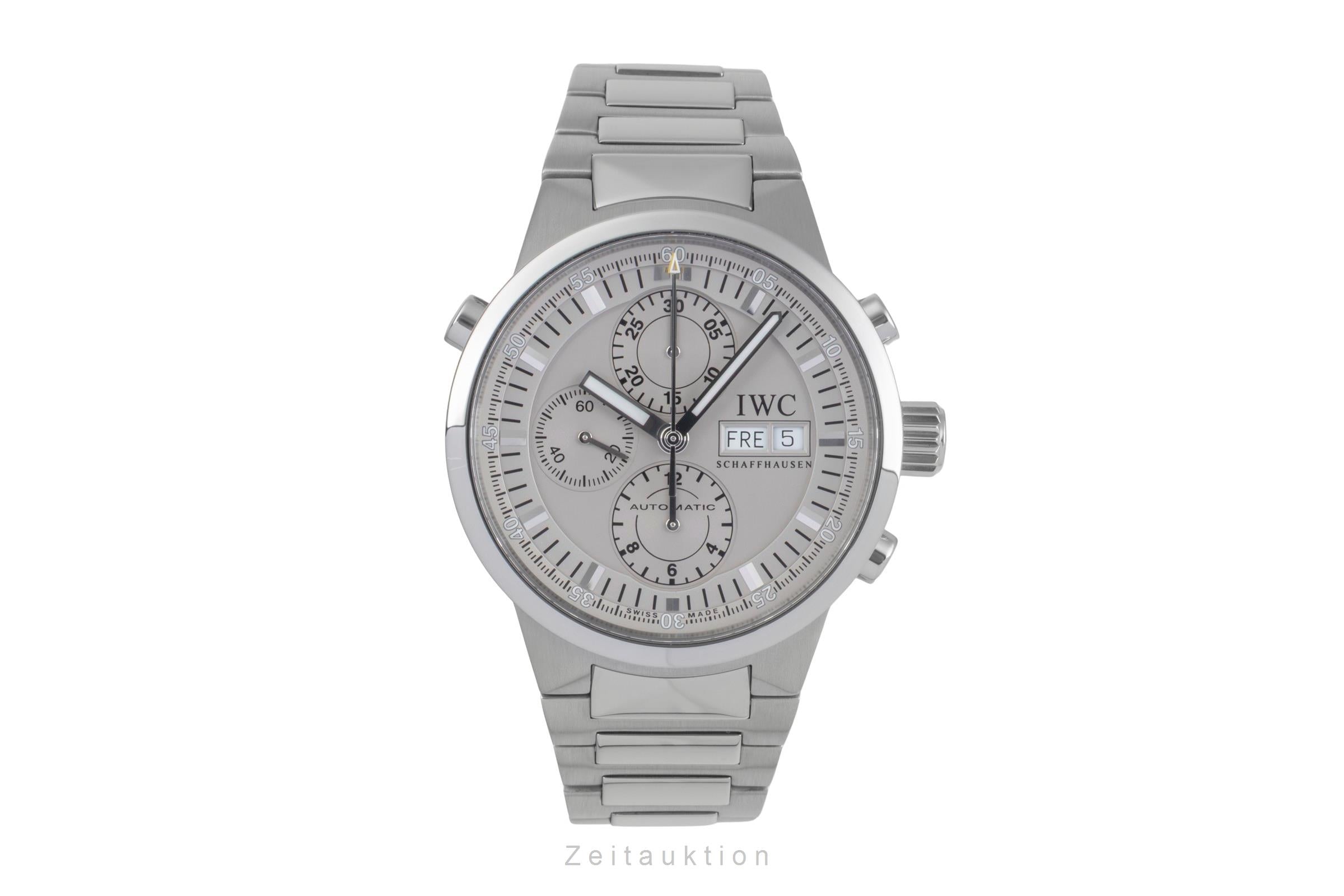 IWC GST Rattrapante Chronograph Edelstahl Automatik Herrenuhr Ref. IW371506 B&P [2500791]