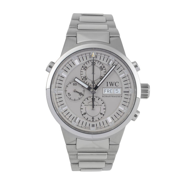IWC GST Rattrapante Chronograph Edelstahl Automatik Herrenuhr Ref. IW371506 B&P [2500791]