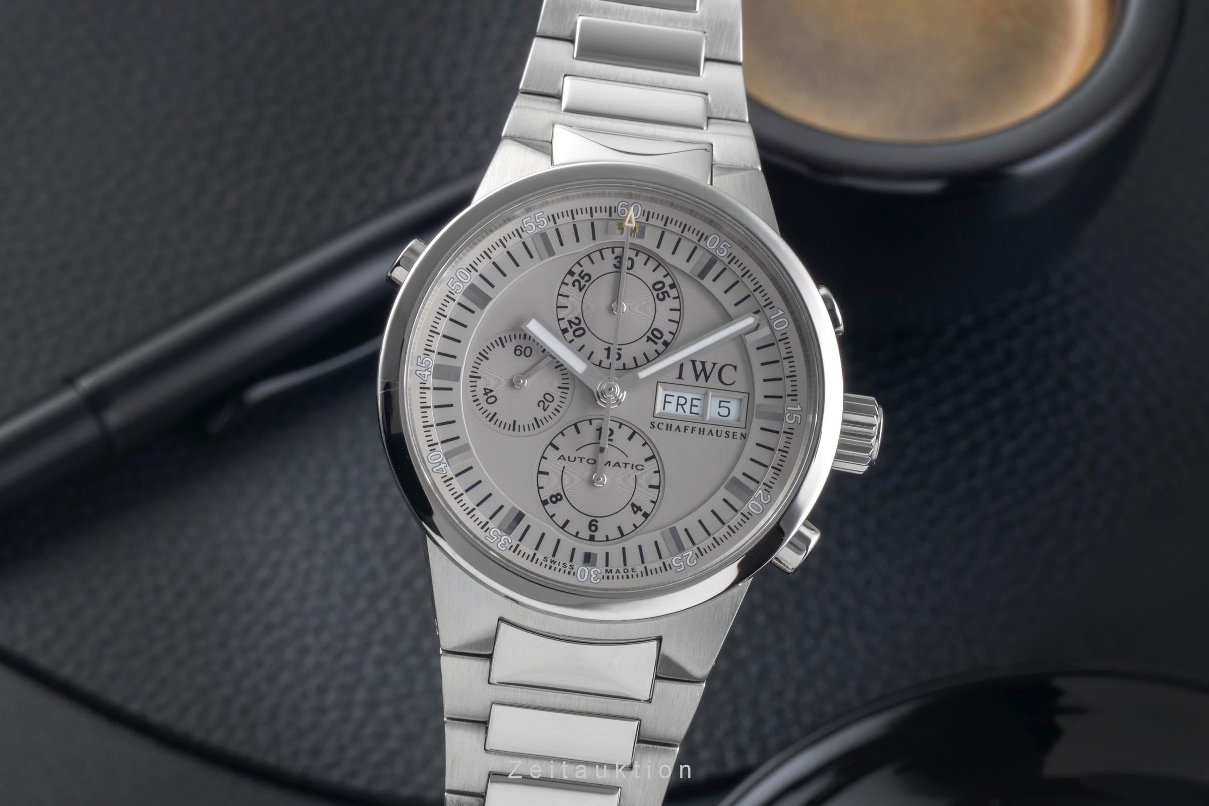 IWC GST Rattrapante Chronograph Edelstahl Automatik Herrenuhr Ref. IW371506 B&P [2500791]