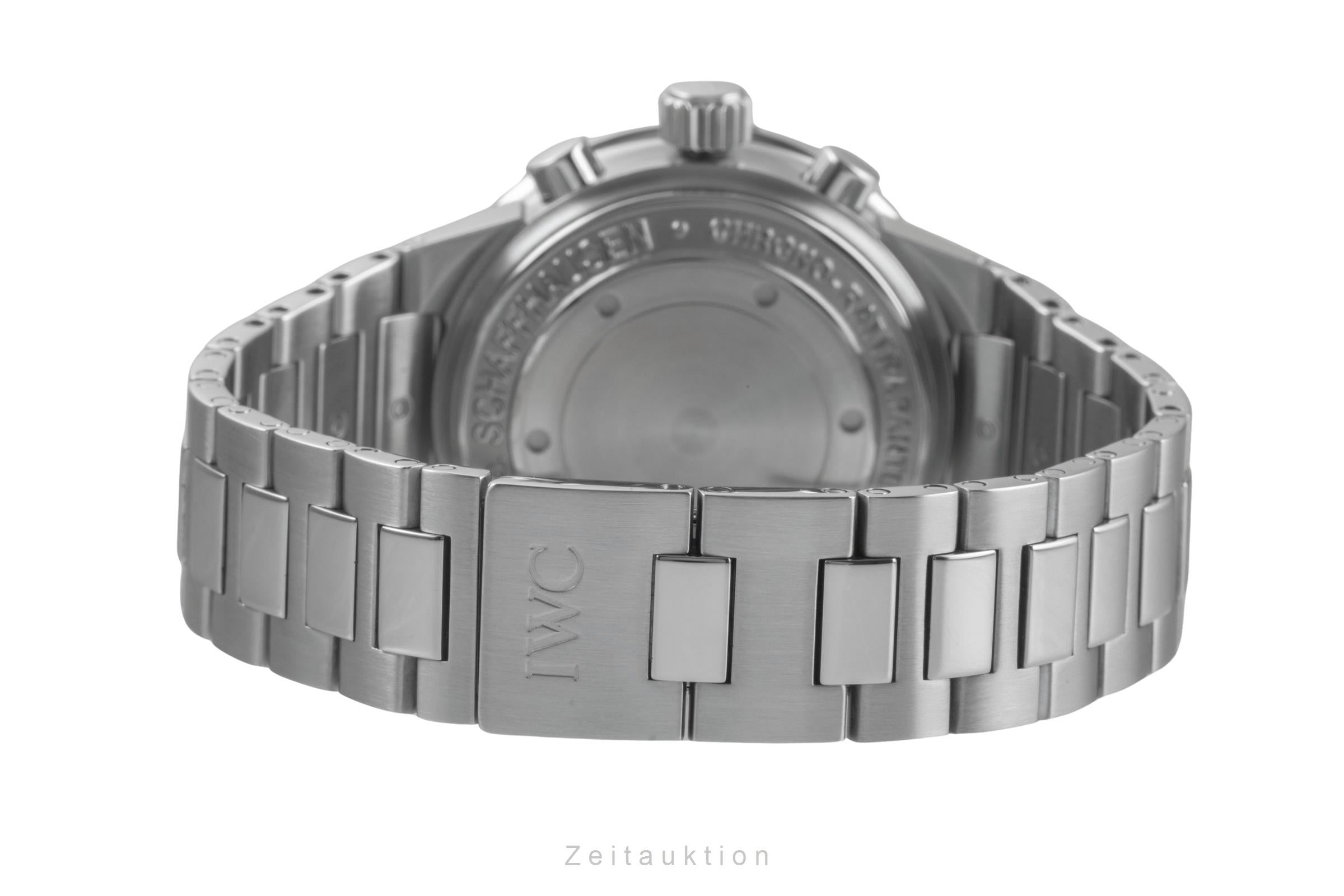 IWC GST Rattrapante Chronograph Edelstahl Automatik Herrenuhr Ref. IW371506 B&P [2500791]