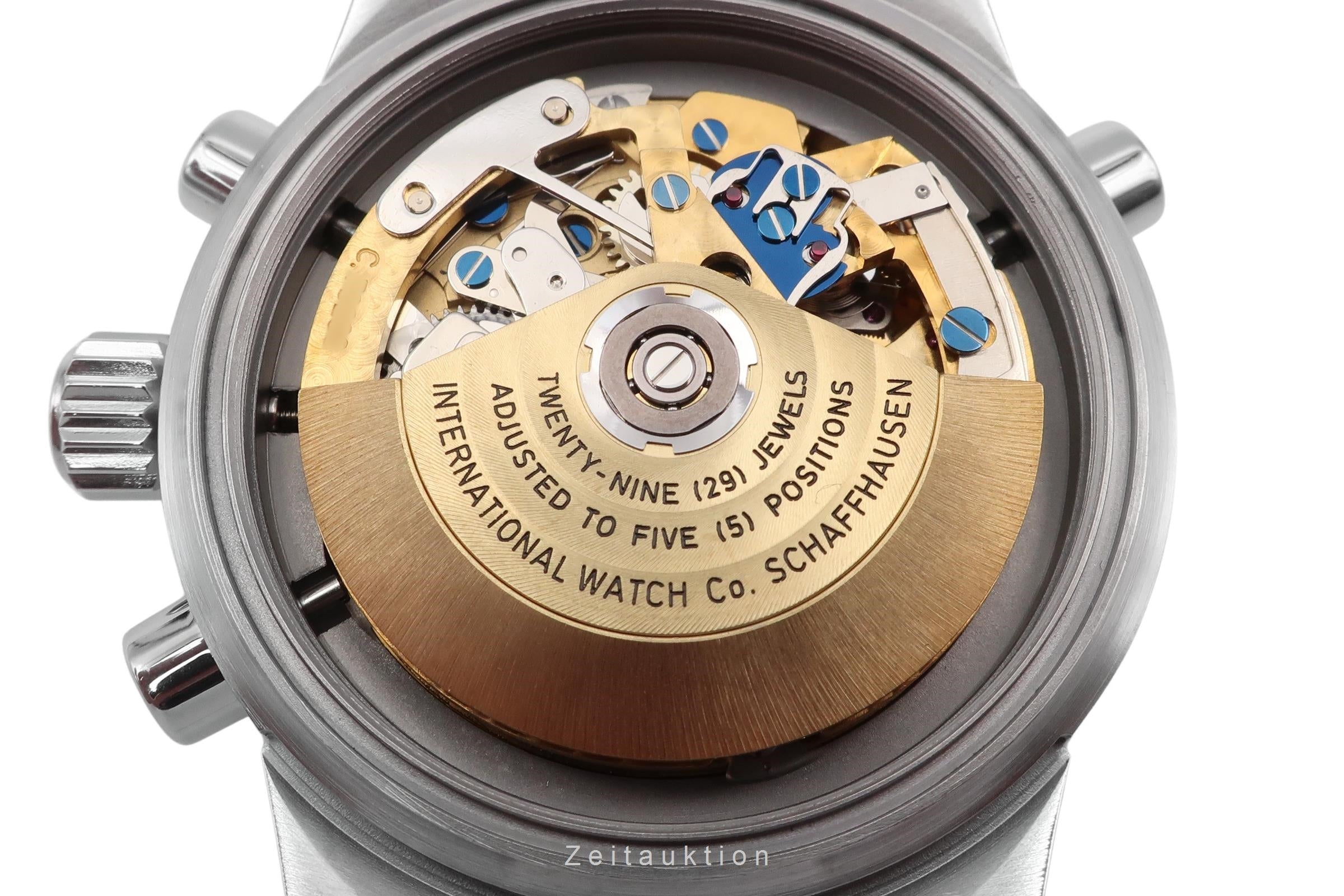 IWC GST Rattrapante Chronograph Edelstahl Automatik Herrenuhr Ref. IW371506 B&P [2500791]