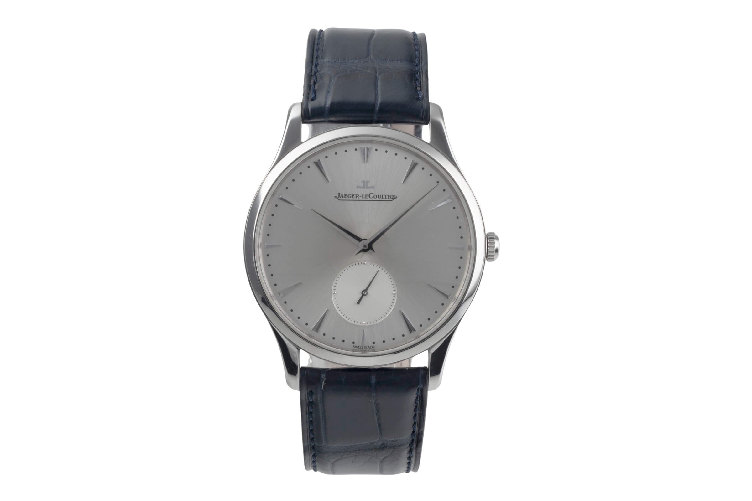 Jaeger LeCoultre Master Ultra Thin acier automatique montre pour hommes Q1358420  174.8.90.S LP: 10300EUR  [2500797]