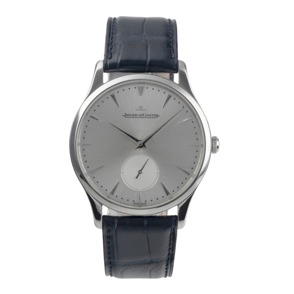 Jaeger LeCoultre Master Ultra Thin acier automatique montre pour hommes Q1358420  174.8.90.S LP: 10300EUR  [2500797]