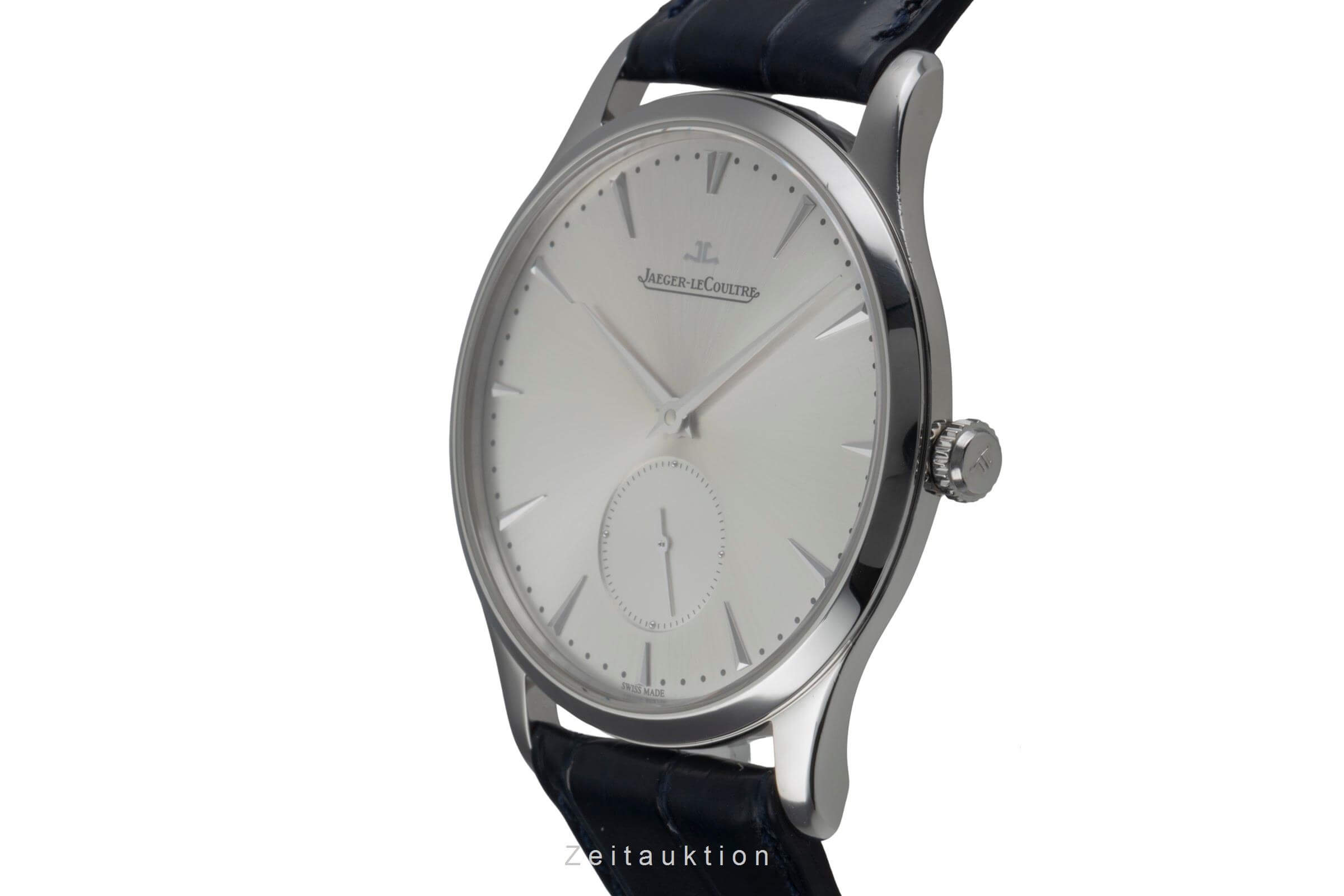 Jaeger LeCoultre Master Ultra Thin acier automatique montre pour hommes Q1358420  174.8.90.S LP: 10300EUR  [2500797]