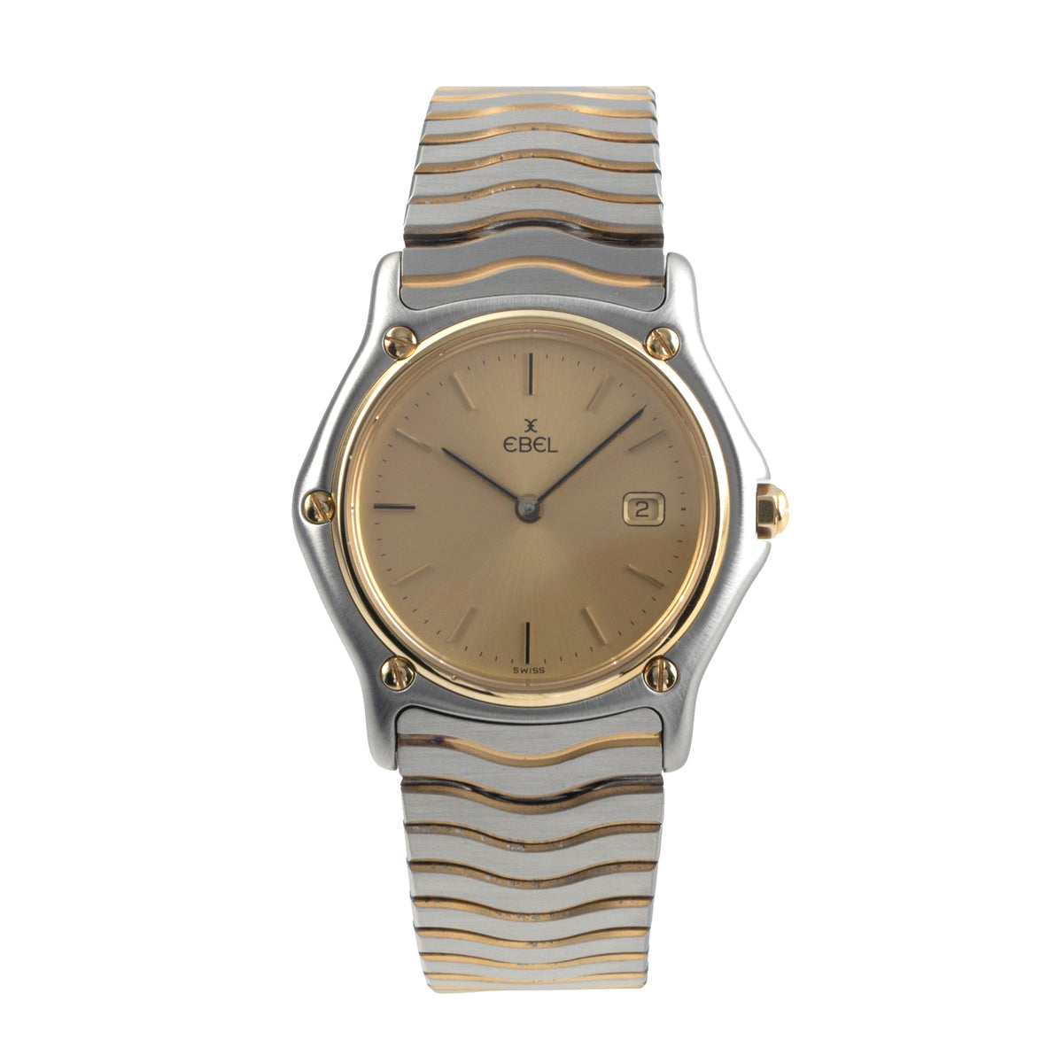 Montre Guess avec véritable diamant sur cadran noir Acier Argenté ref