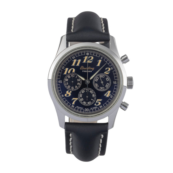 Breitling Premier cronografo acciaio automatismo orologio da uomo A40035  [2500816]