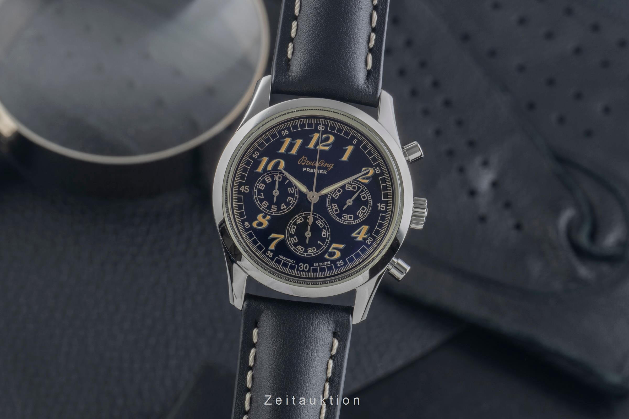 Breitling Premier cronografo acciaio automatismo orologio da uomo A40035  [2500816]