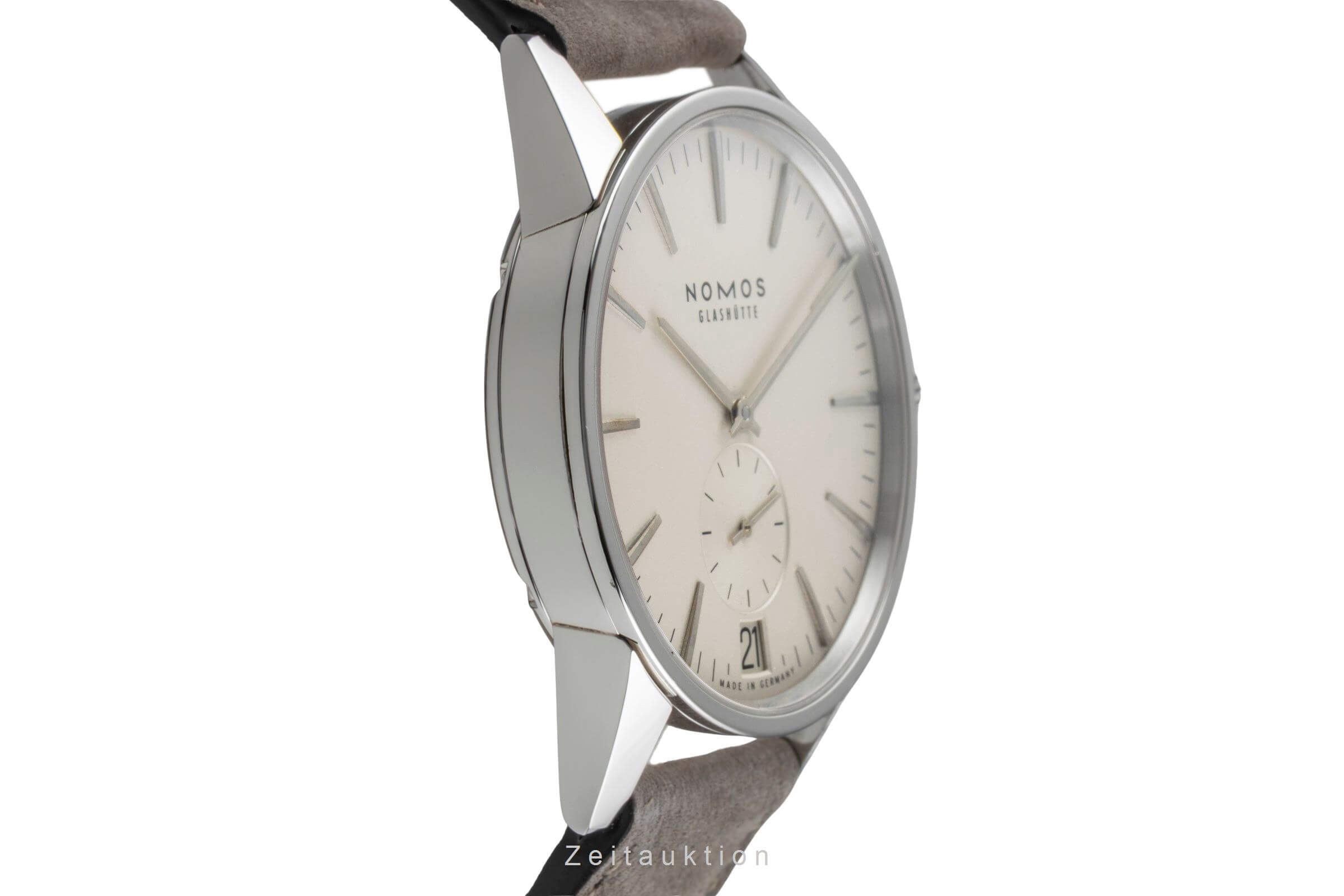 Nomos Zürich Automatik Datum Edelstahl Herrenuhr Ref. 802 Box & Papiere 2016 [2500822]