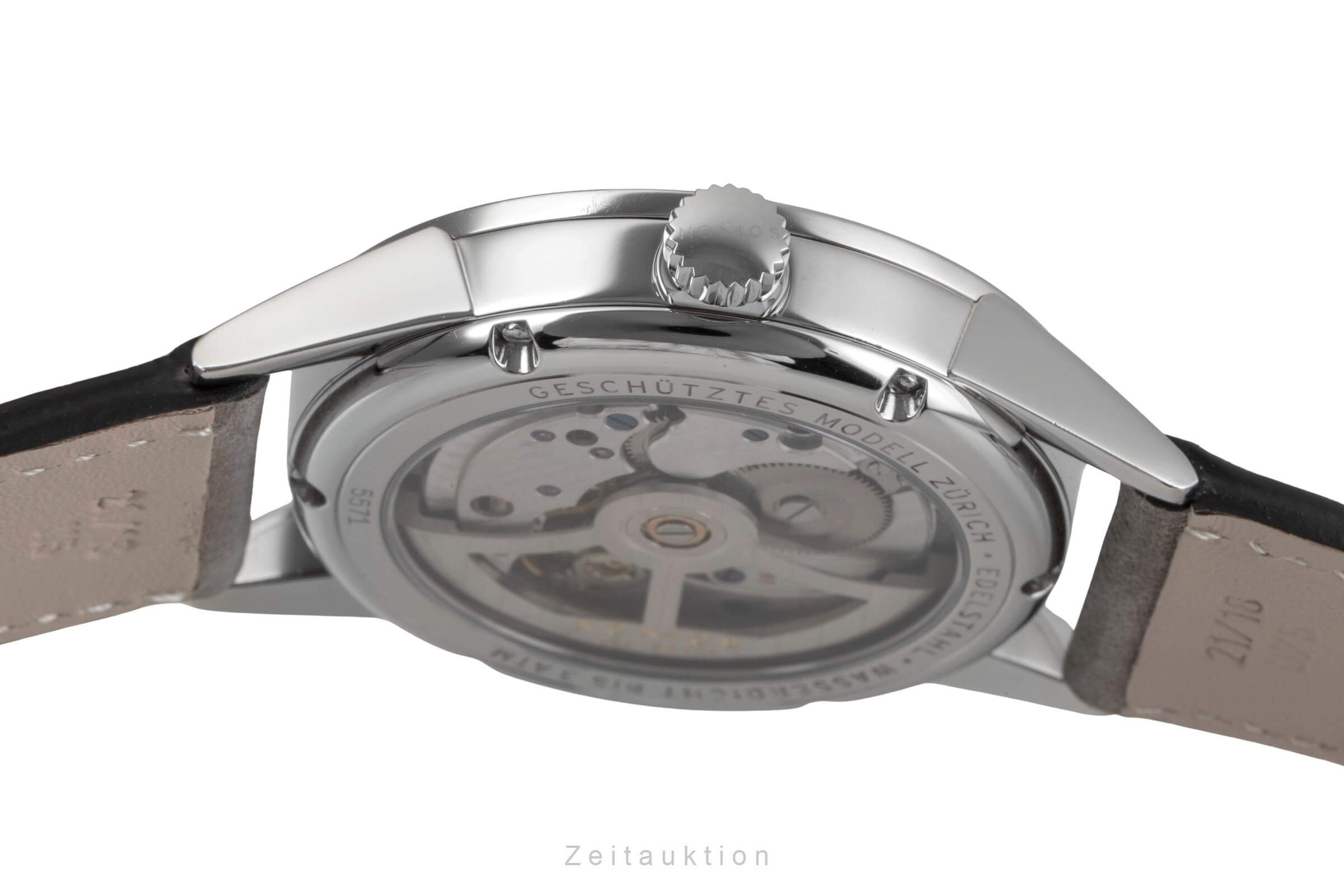 Nomos Zürich Automatik Datum Edelstahl Herrenuhr Ref. 802 Box & Papiere 2016 [2500822]