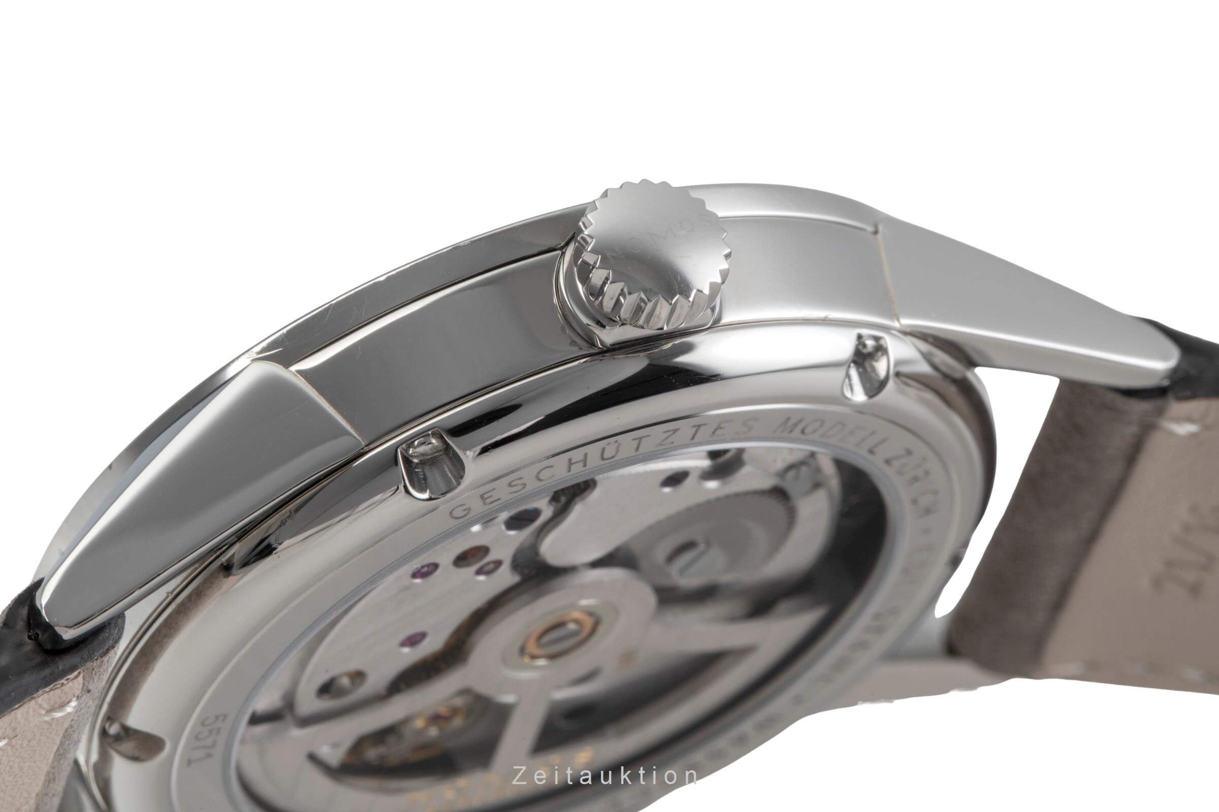 Nomos Zürich Automatik Datum Edelstahl Herrenuhr Ref. 802 Box & Papiere 2016 [2500822]