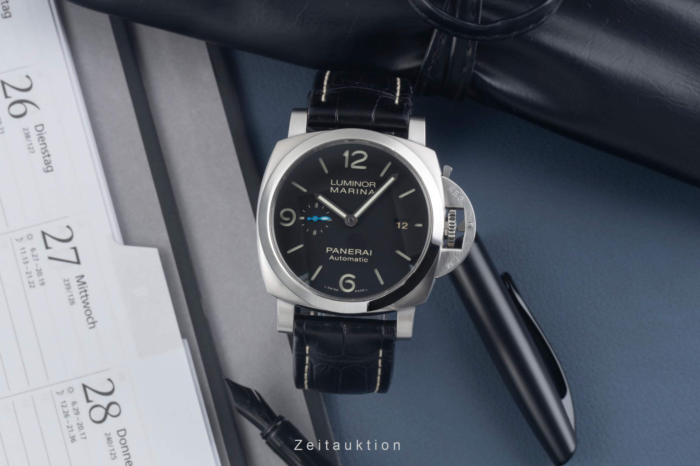 Panerai Luminor Marina acero automático reloj para caballeros PAM01312 LP: 8900EUR  [2500832]