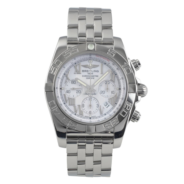 Breitling Chronomat cronografo acciaio automatismo orologio da uomo AB0110  [2500834]
