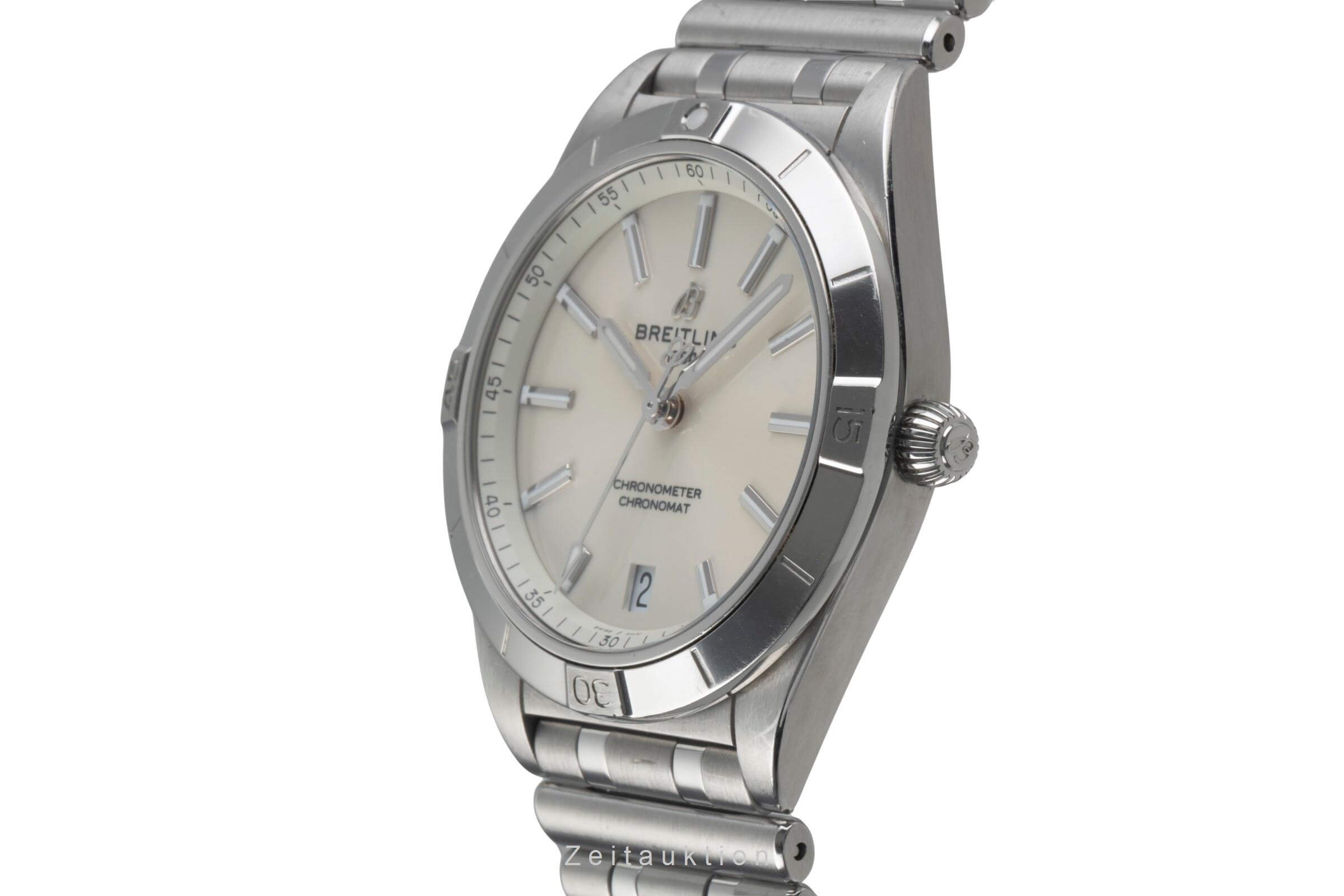 Breitling Chronomat 36 Edelstahl Automatik Ref. A10380101A3A1 Box & Papiere  [2500838]