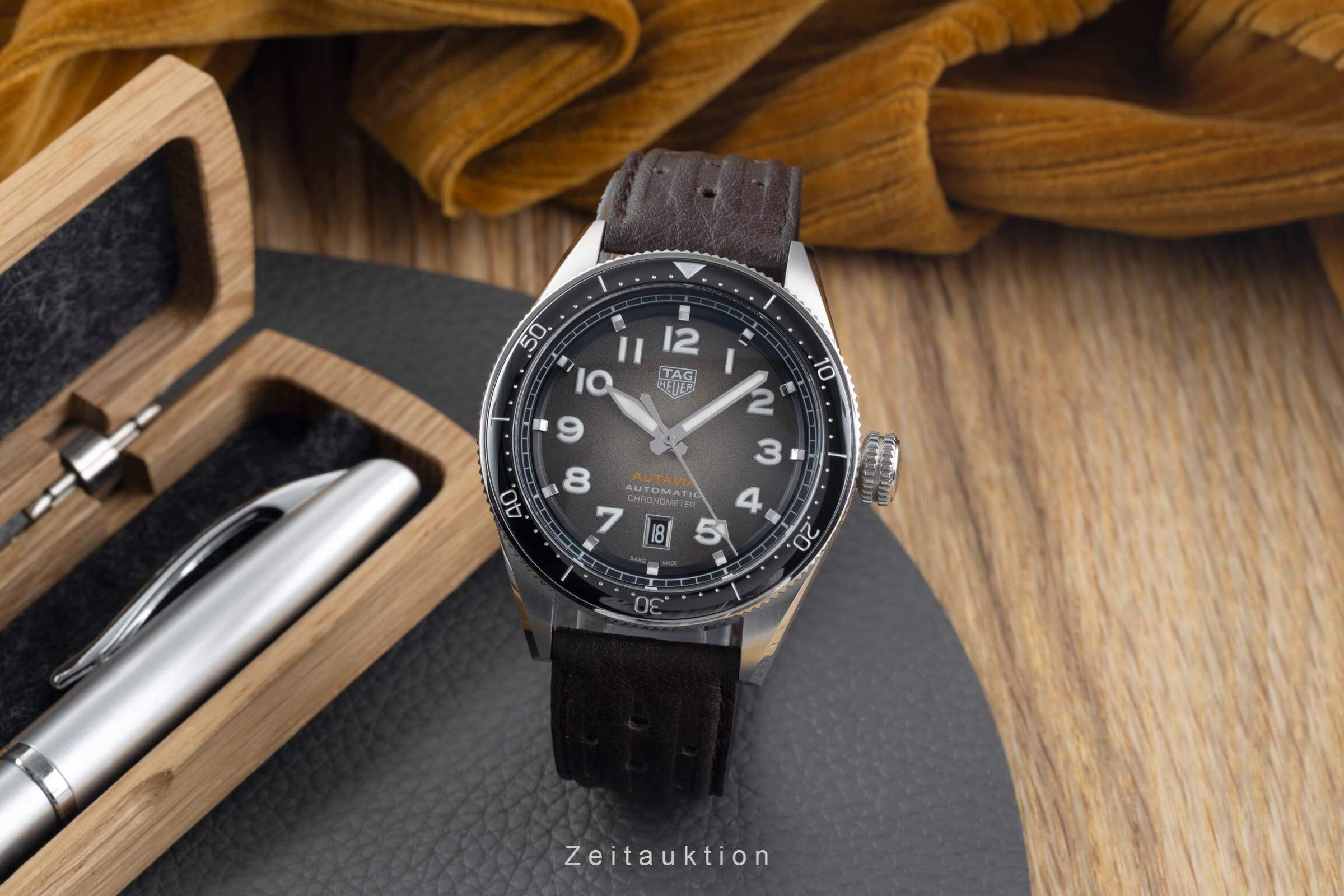 Tag Heuer Autavia acero automático reloj para caballeros WBE5114 LP: 3950EUR  [2500851]