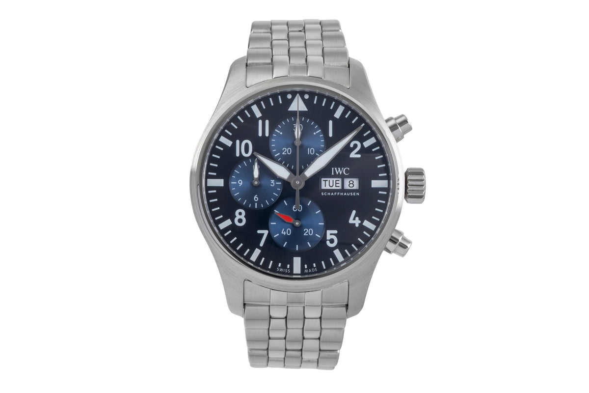 Pilot chronograph steel automatic watch IW378004 LP 8800EUR [ ]