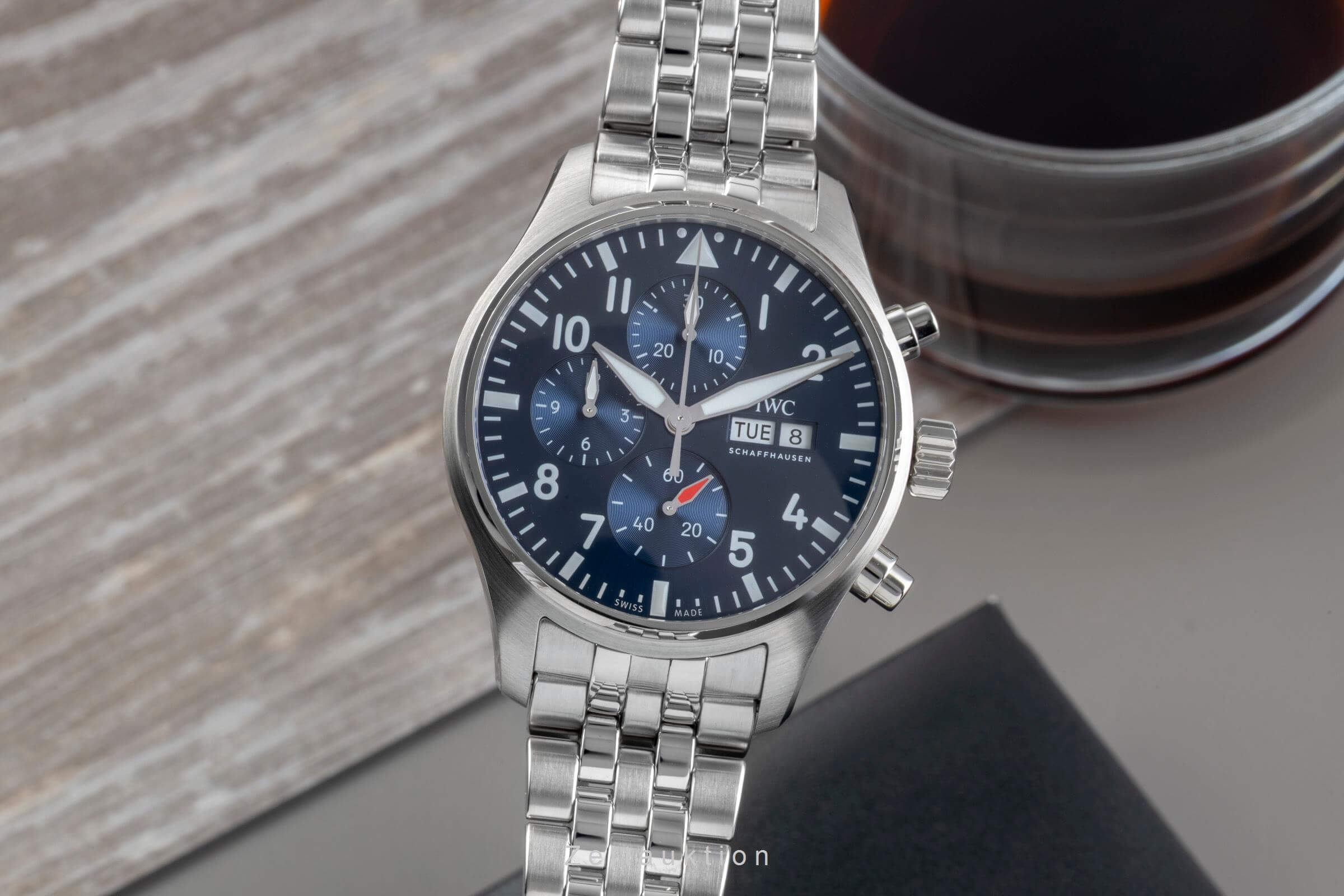 IWC Pilot cronografo acciaio automatismo orologio da uomo IW378004 LP: 8800EUR  [2500854]