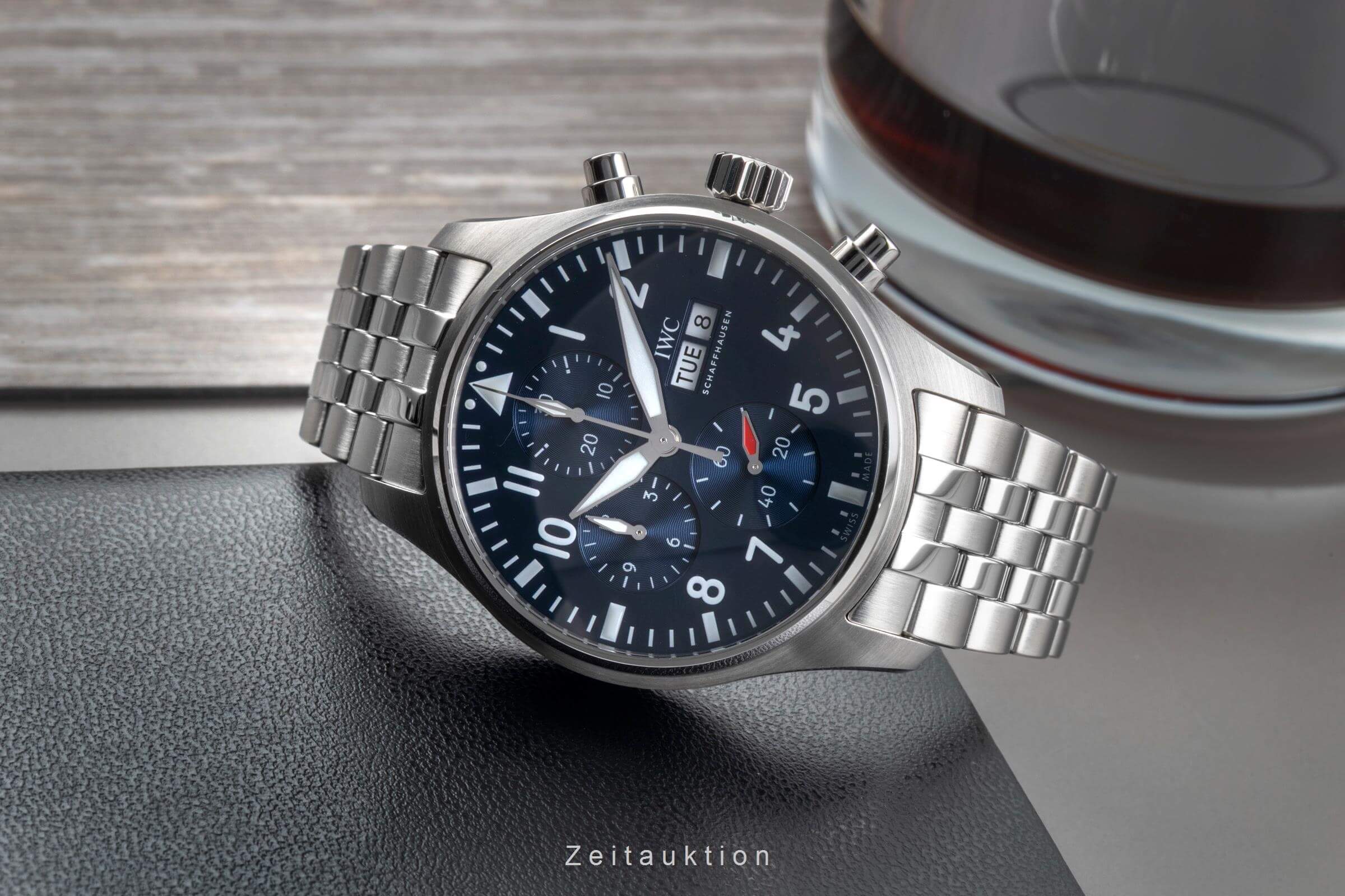 IWC Pilot cronografo acciaio automatismo orologio da uomo IW378004 LP: 8800EUR  [2500854]