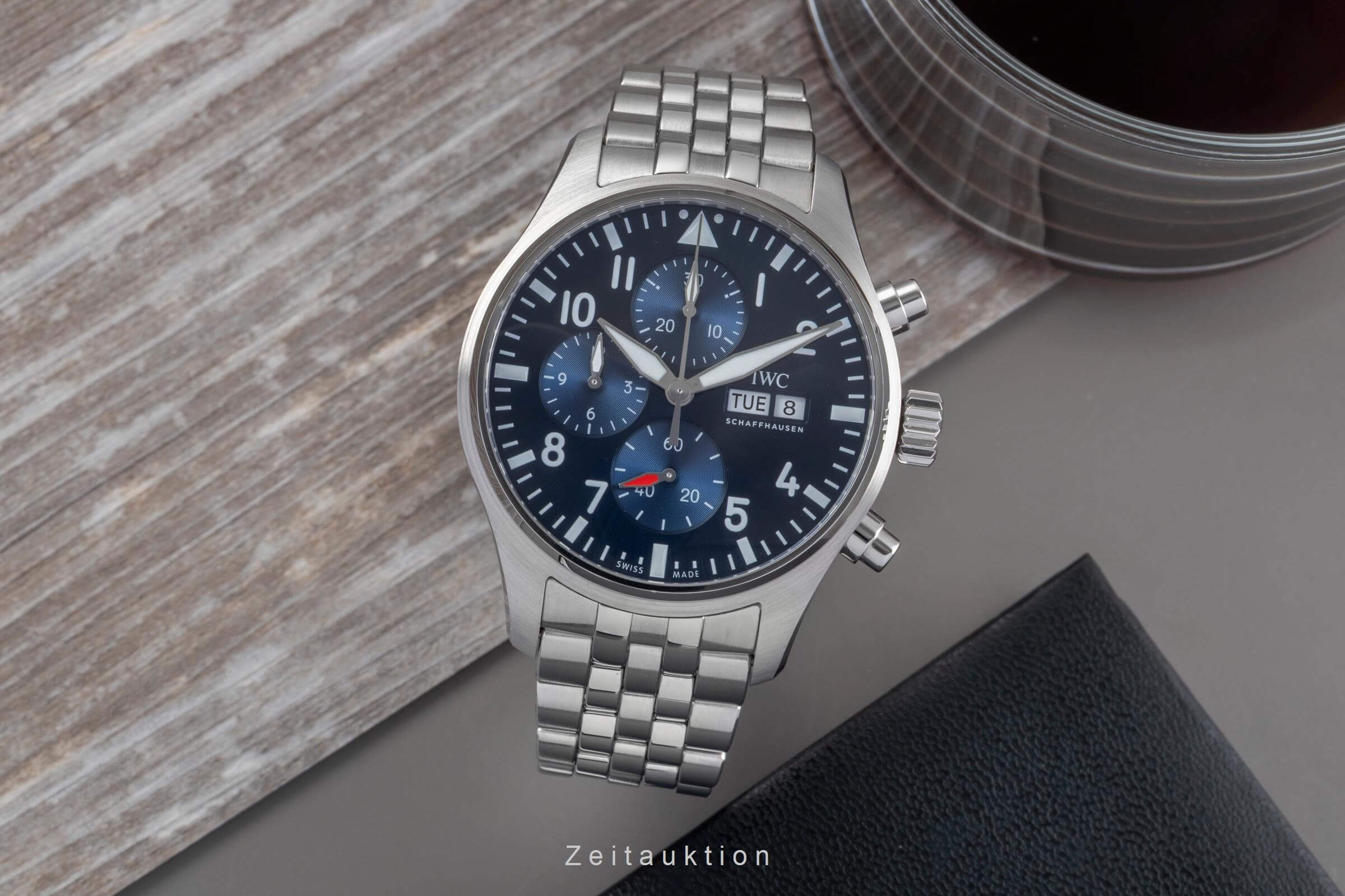 IWC Pilot cronografo acciaio automatismo orologio da uomo IW378004 LP: 8800EUR  [2500854]