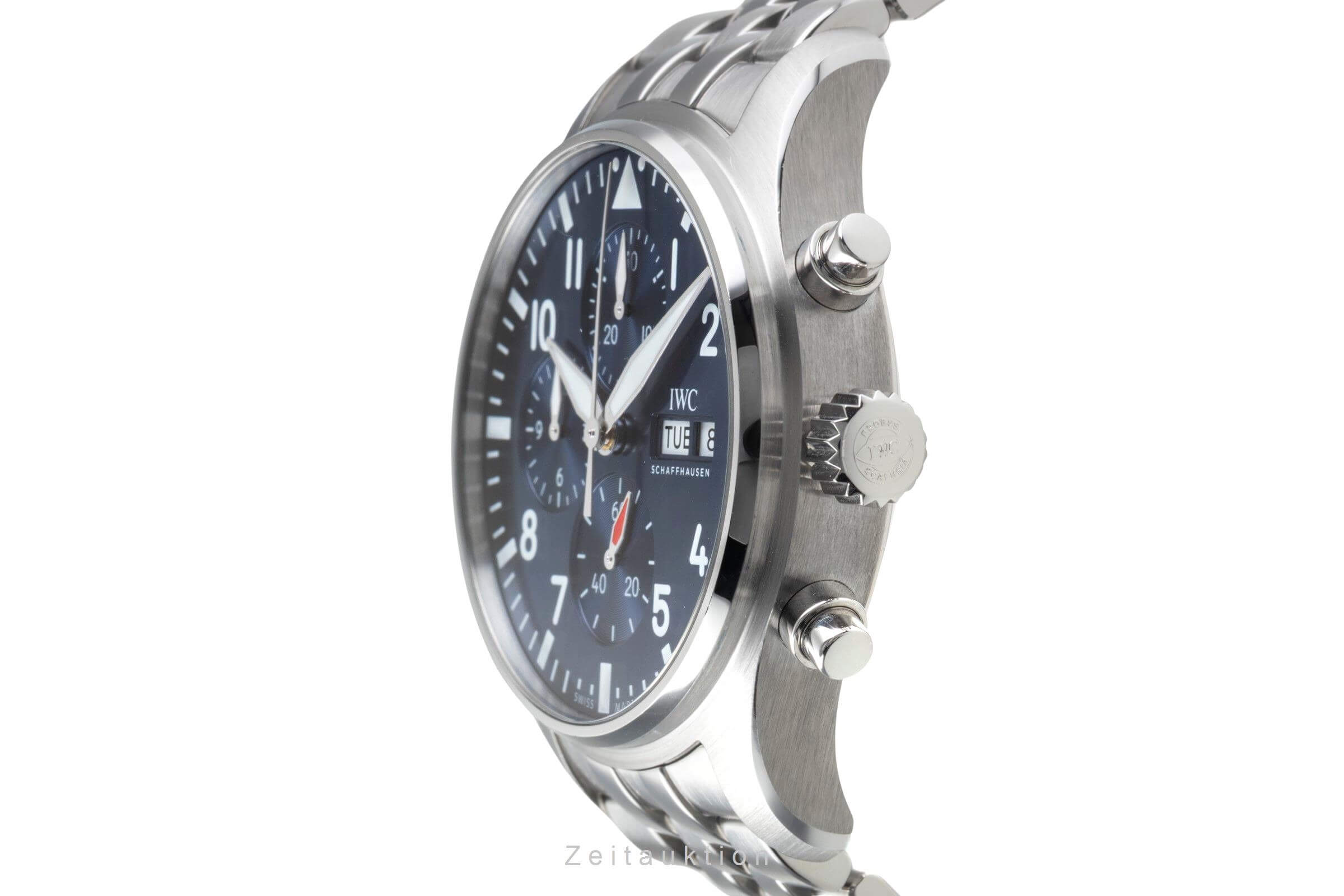 IWC Pilot cronografo acciaio automatismo orologio da uomo IW378004 LP: 8800EUR  [2500854]