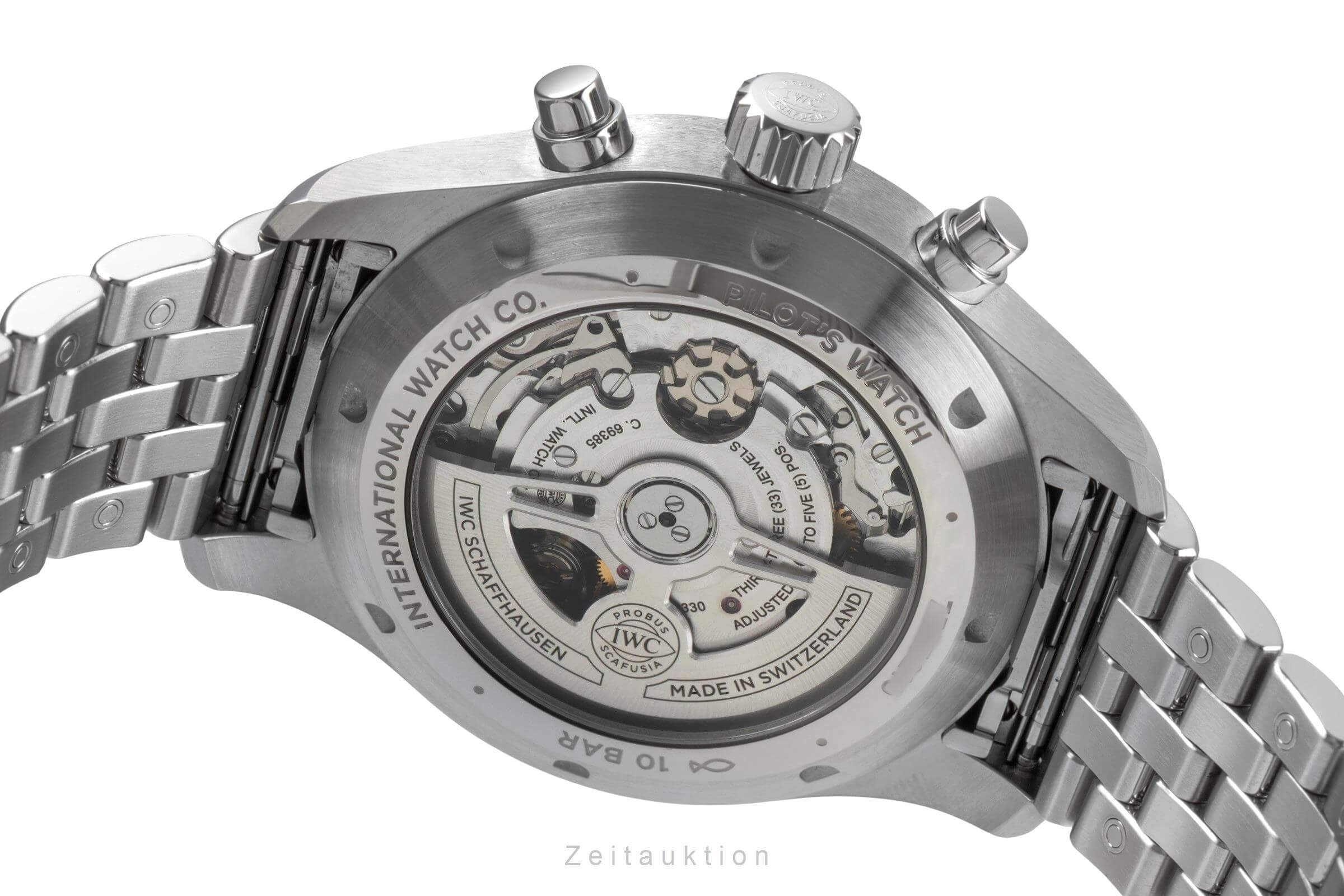 IWC Pilot cronografo acciaio automatismo orologio da uomo IW378004 LP: 8800EUR  [2500854]