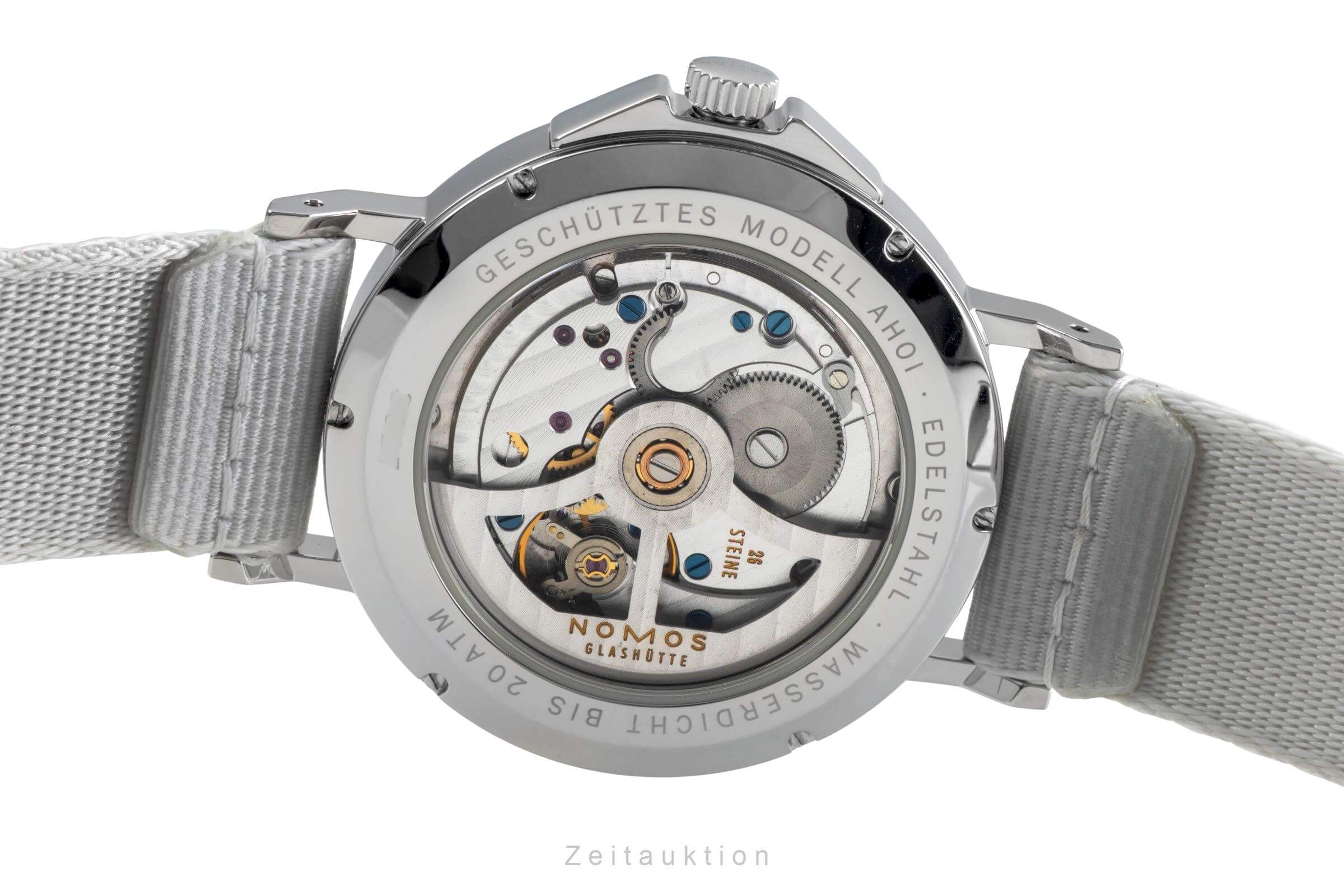 Nomos Ahoi steel automatic men's watch 552 LP: 3820EUR  [2500857]