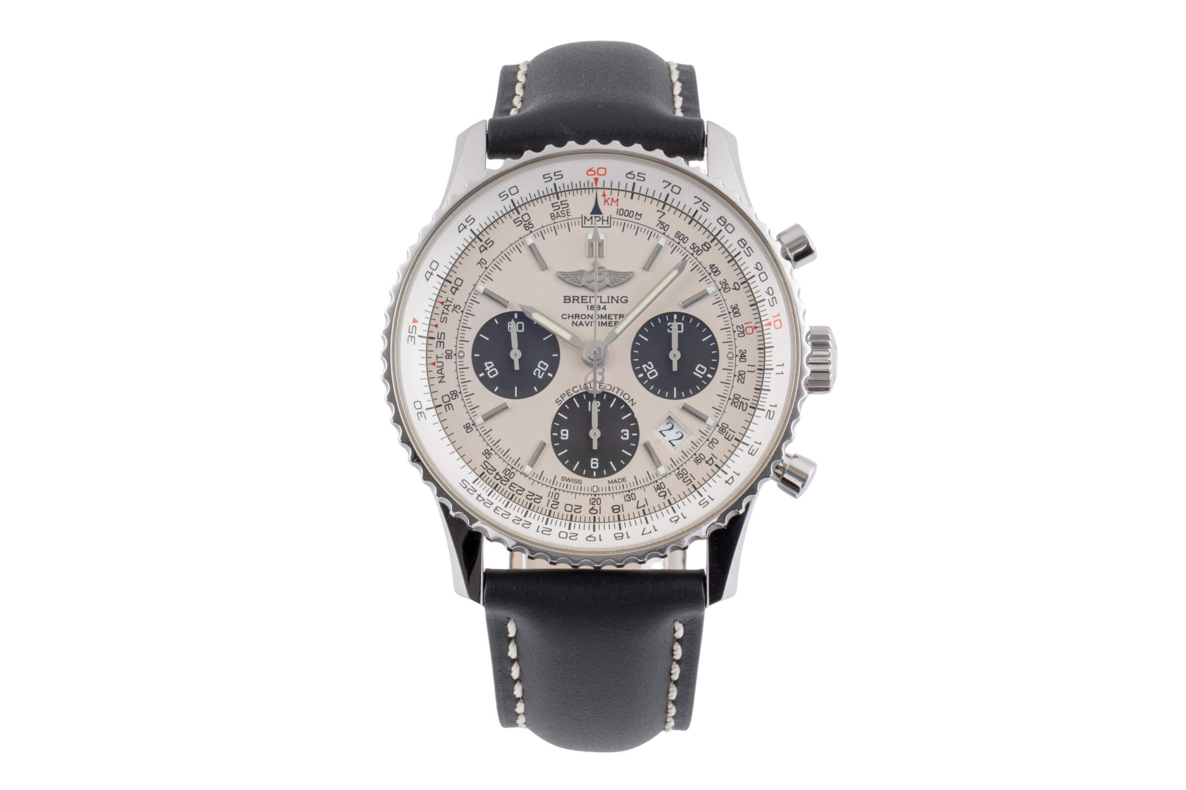 Breitling Navitimer 01 chronograph steel automatic men's watch AB012012/G826 LP: 9050EUR  [2500862]