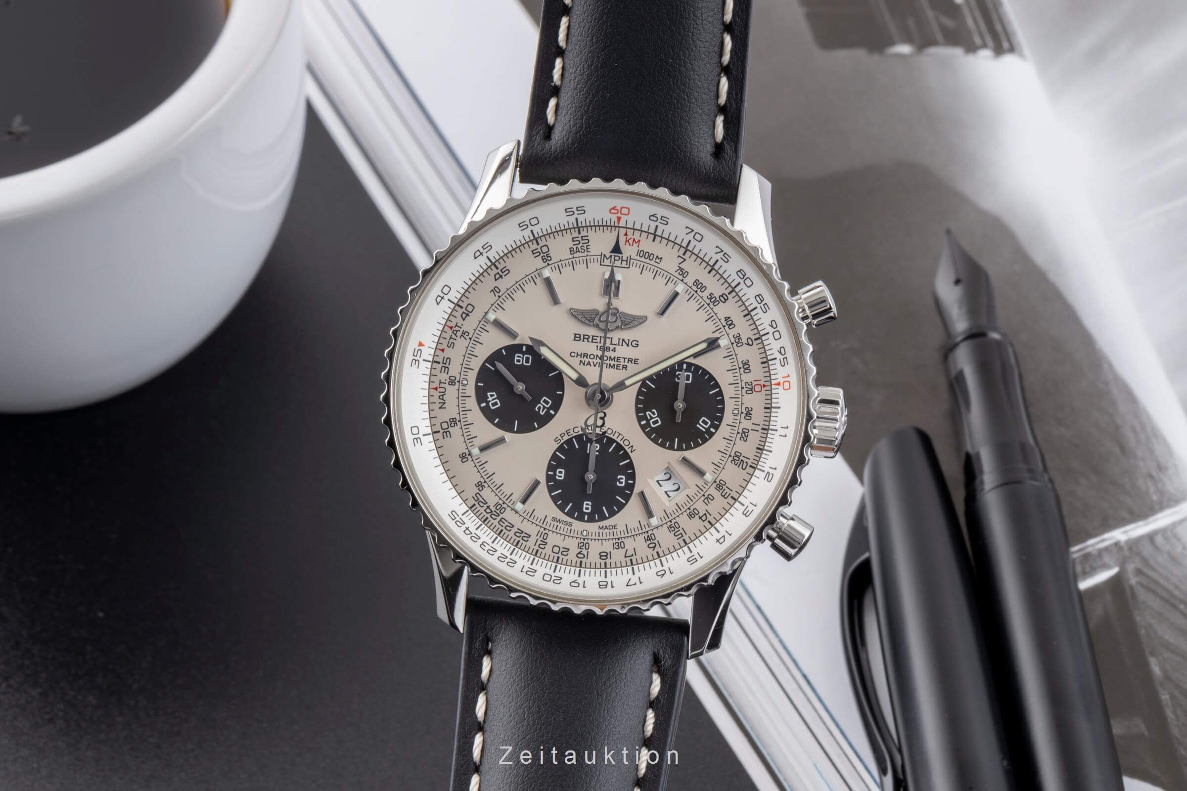 Breitling Navitimer 01 chronograph steel automatic men's watch AB012012/G826 LP: 9050EUR  [2500862]