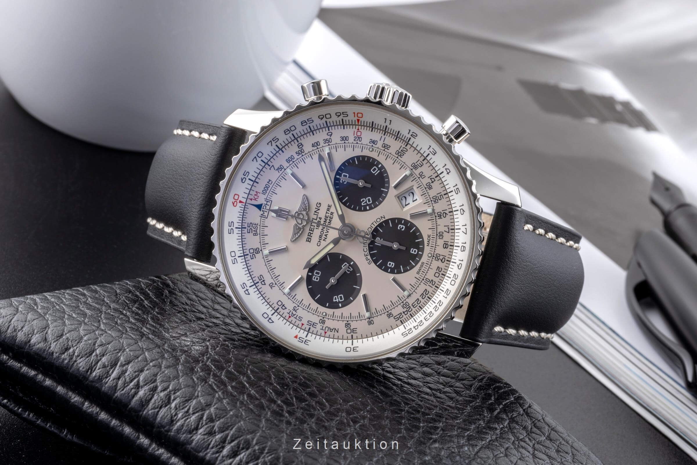Breitling Navitimer 01 chronograph steel automatic men's watch AB012012/G826 LP: 9050EUR  [2500862]