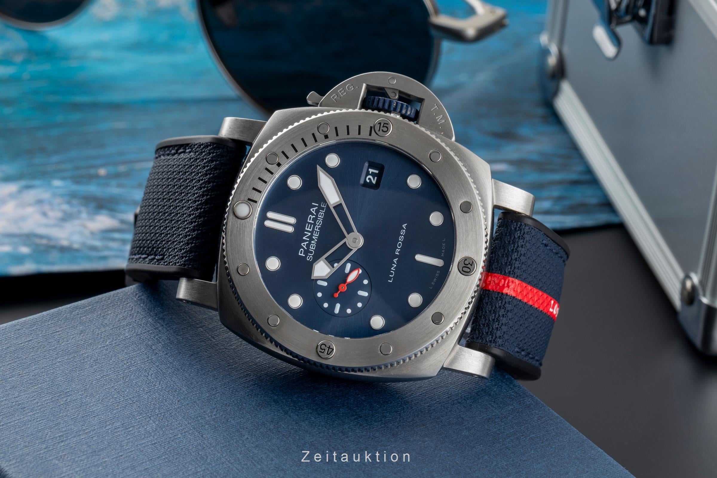 Panerai Submersible acero automático reloj para caballeros PAM01391 LP: 11200EUR  [2500869]