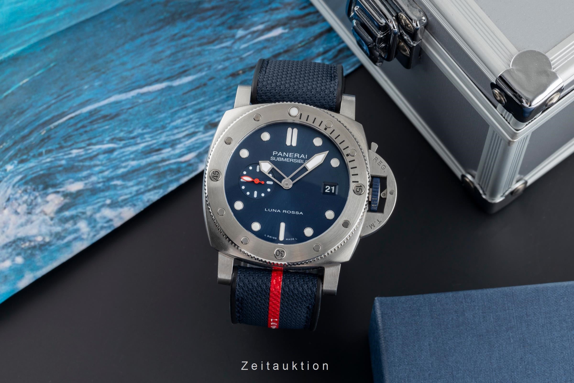 Panerai Submersible acero automático reloj para caballeros PAM01391 LP: 11200EUR  [2500869]