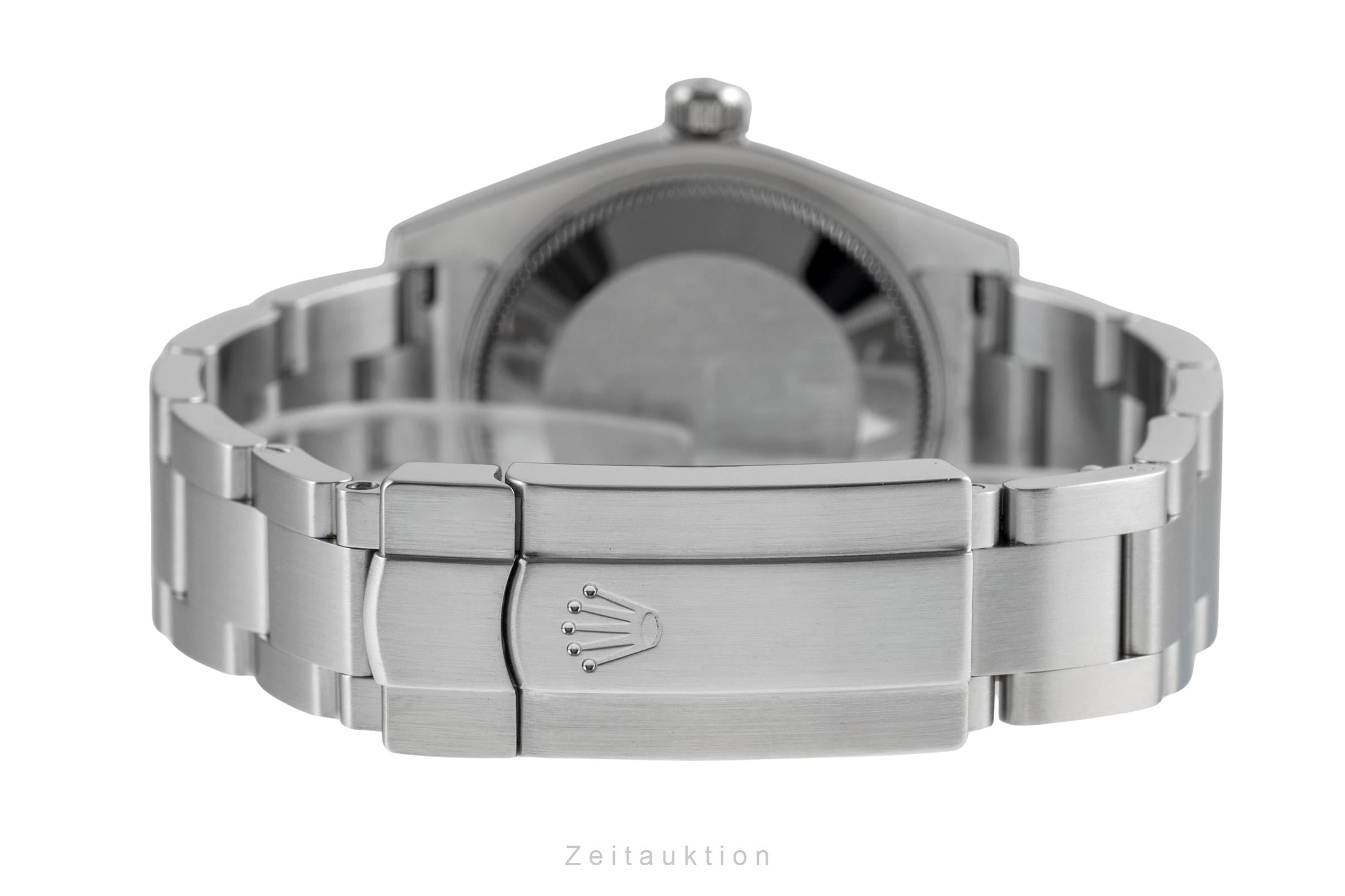 Rolex Oyster Perpetual 31 "Red Crape" Automatik Stahl Damenuhr Ref. 177200 B&P [2500885]