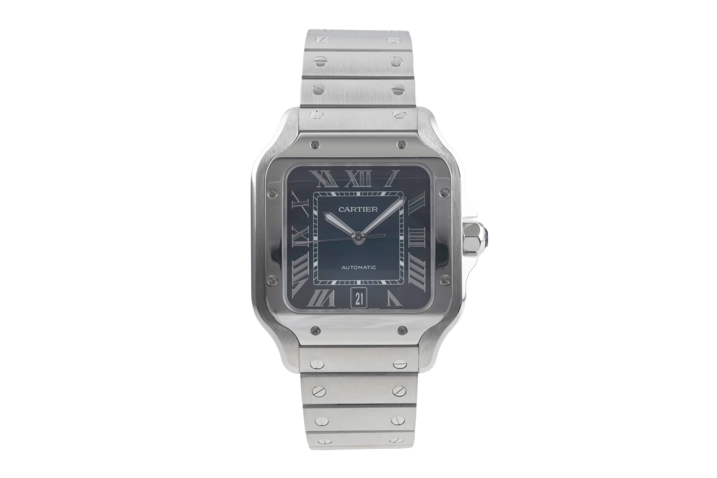 Cartier Santos acero automático reloj para caballeros WSSA0030 LP: 8300EUR  [2500890]